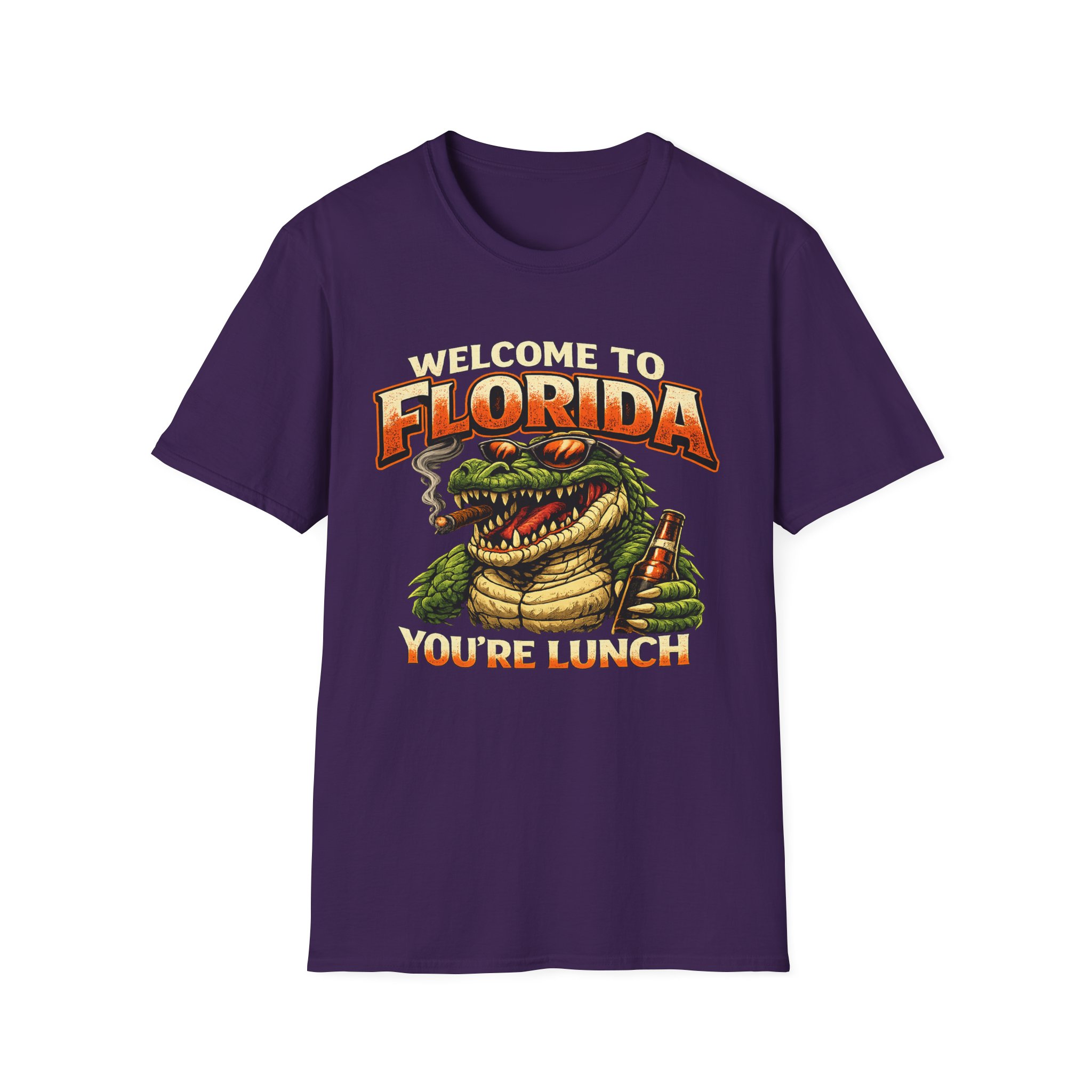 Welcome to Florida You're Lunch Shirt – Funny Alligator T-Shirt, Florida Humor Tee, Gator Graphic Shirt, Tourist Gift, Florida Gators - Image 10