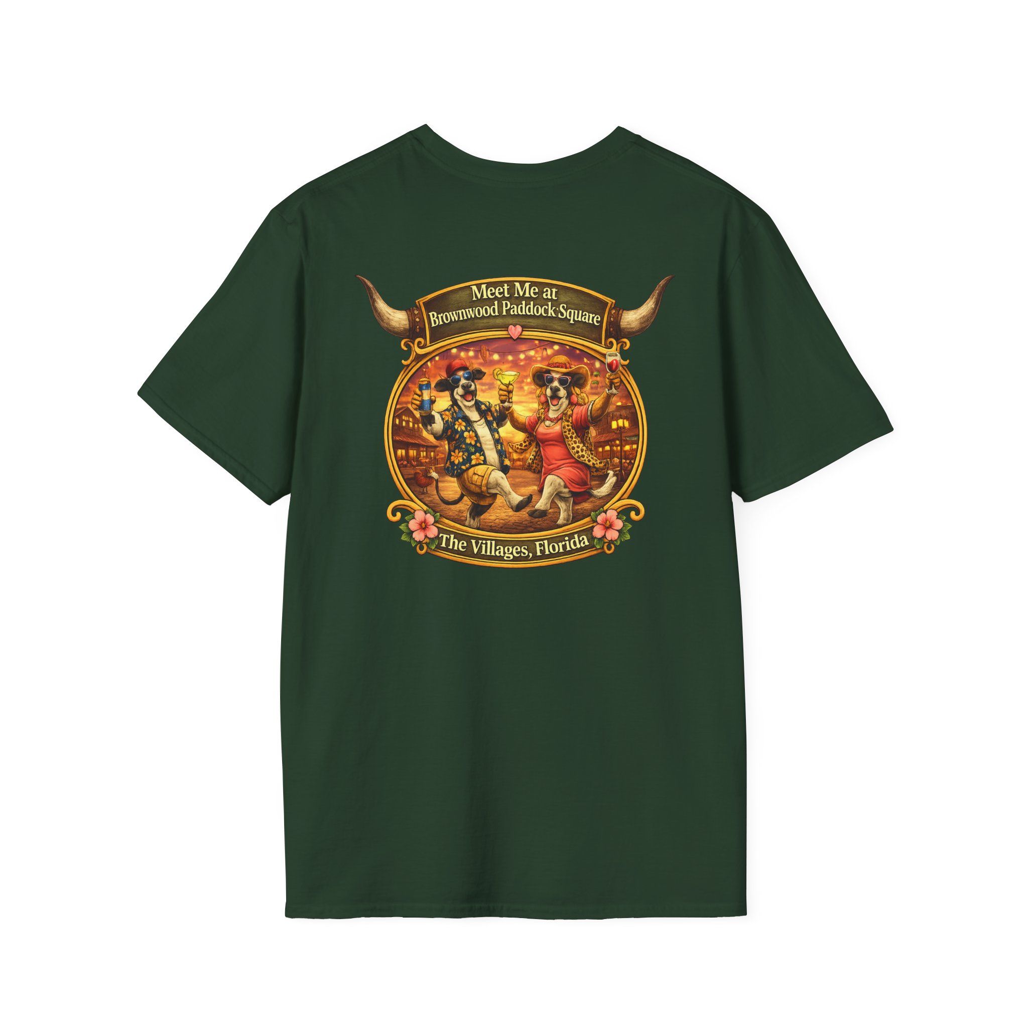 Villagers Love Their Happy Hour Shirt | Villages Mens Drinking Shirt | The Villages Florida Party Shirt | Brownwood Paddock Square | The Villages, Florida - Image 11