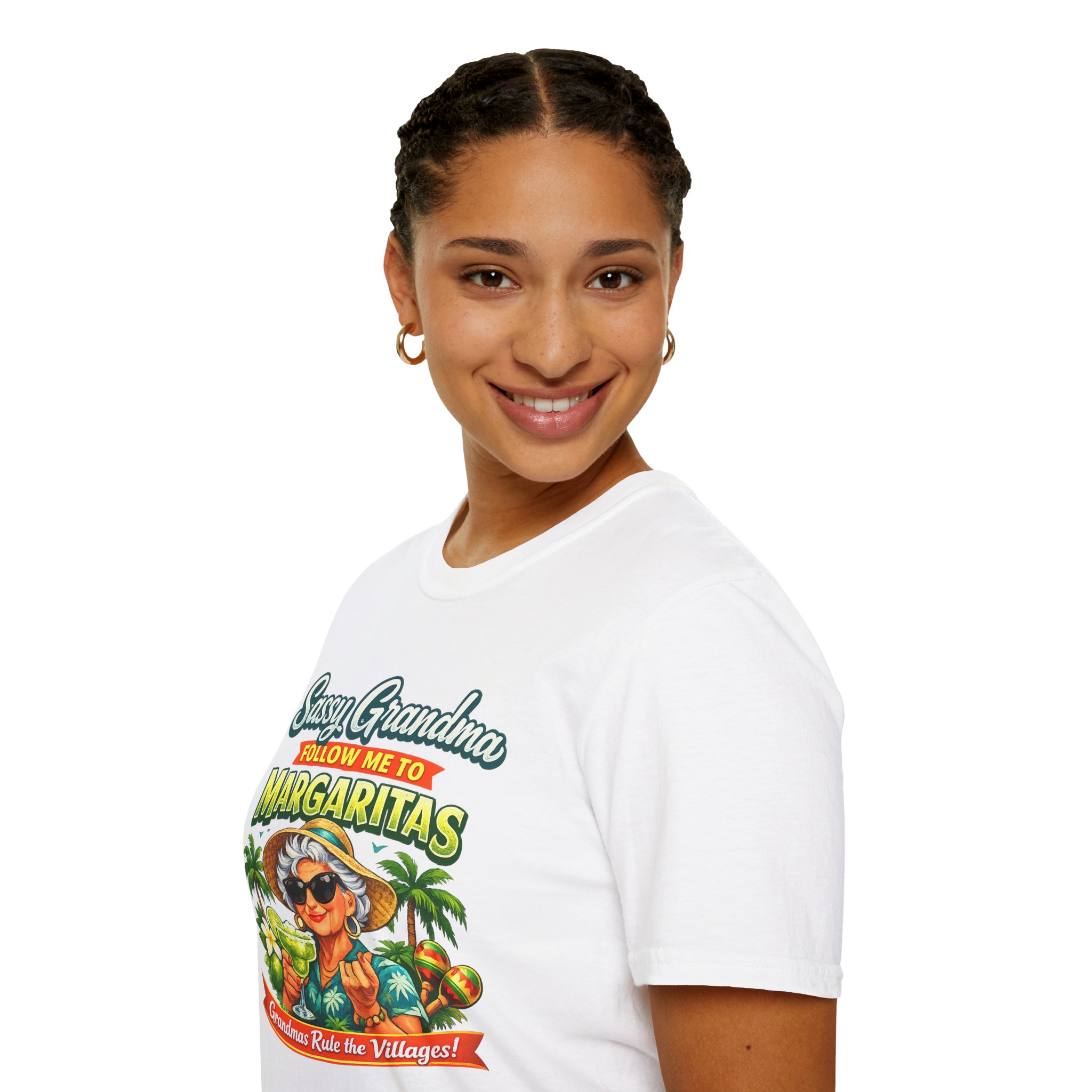 Sassy Grandma Margaritas Tee | The Villages, Florida tshirt | Bold Retirement Party T-Shirt | Villages Grandma | SassyUsa | Sassy Granny - Image 3