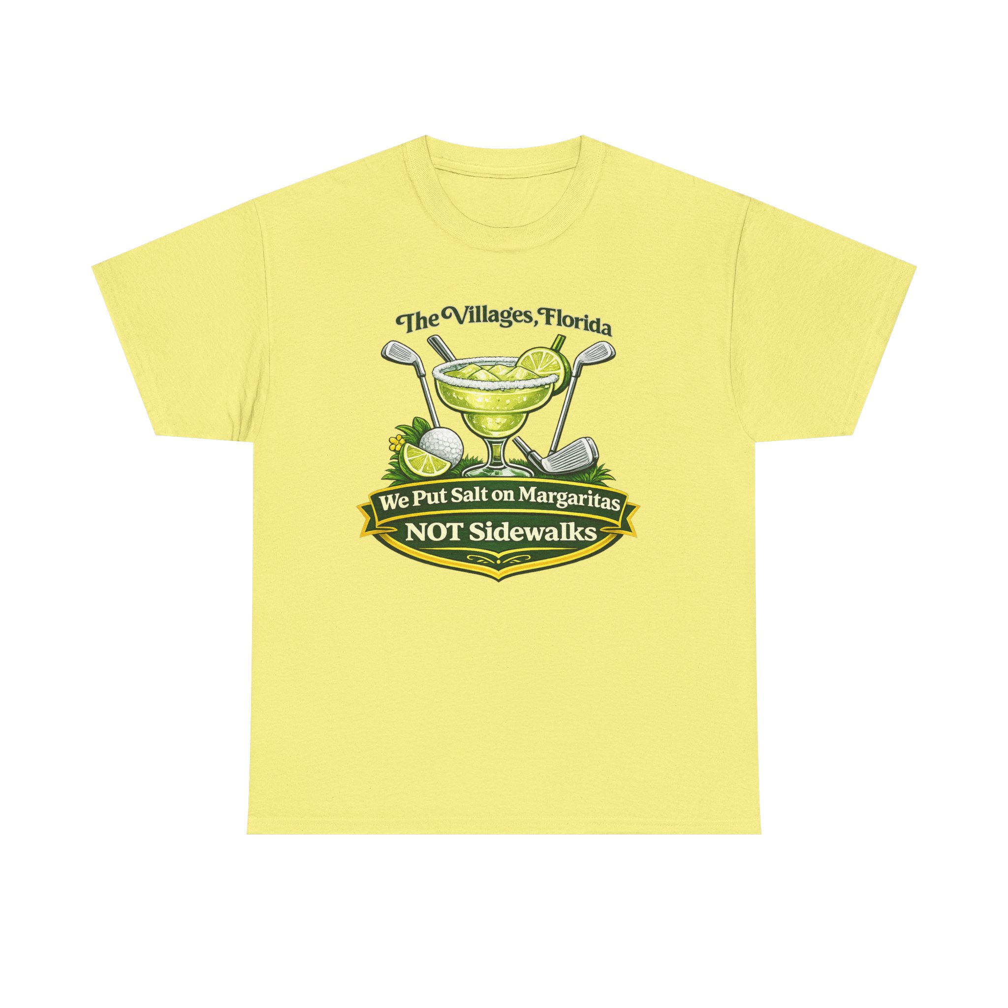Salt on Margaritas Not Sidewalks tshirt | The Villages, Florida | SassyUSA | Villages Tshirt | Guys Night Out Drink shirt | Girls Night Out tshirt