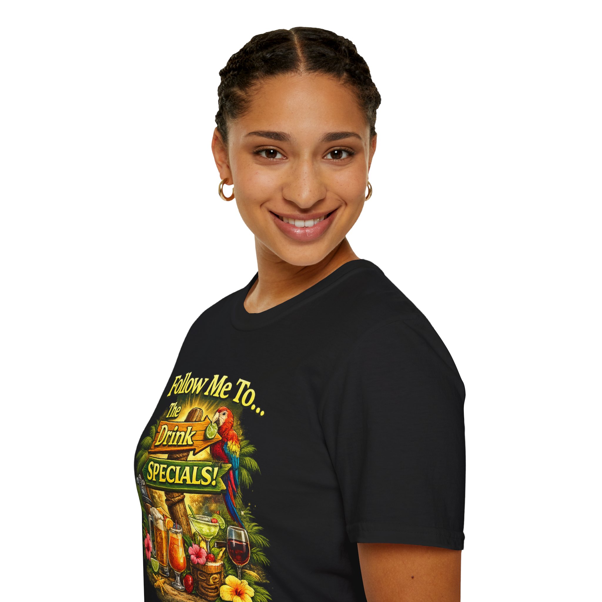 Follow Me to the Drink Specials Tee | Ladies Night tshirt | Girls Night Out tshirt | Female drinking tshirt | SassyUsa - Image 8