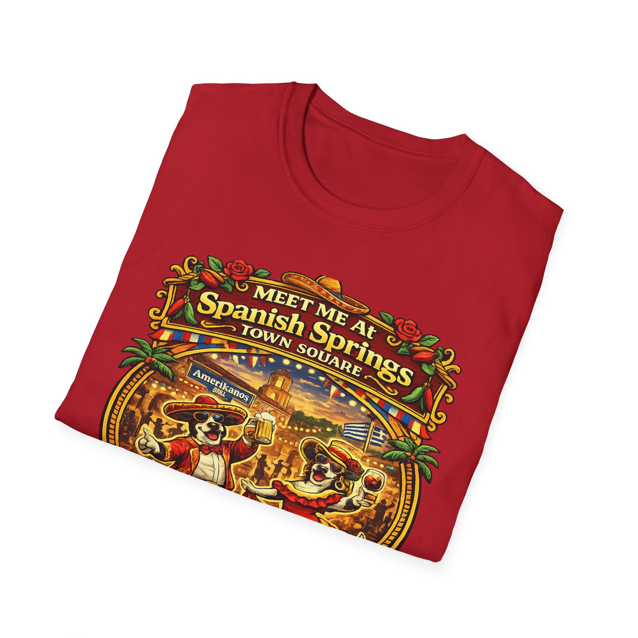 Spanish Springs Shirt – Meet Me at Spanish Springs Tee | The Villages Florida Original Town Square Shirt | Spanish Springs, Villages | SassyUSA | The Villages, Florida - Image 17