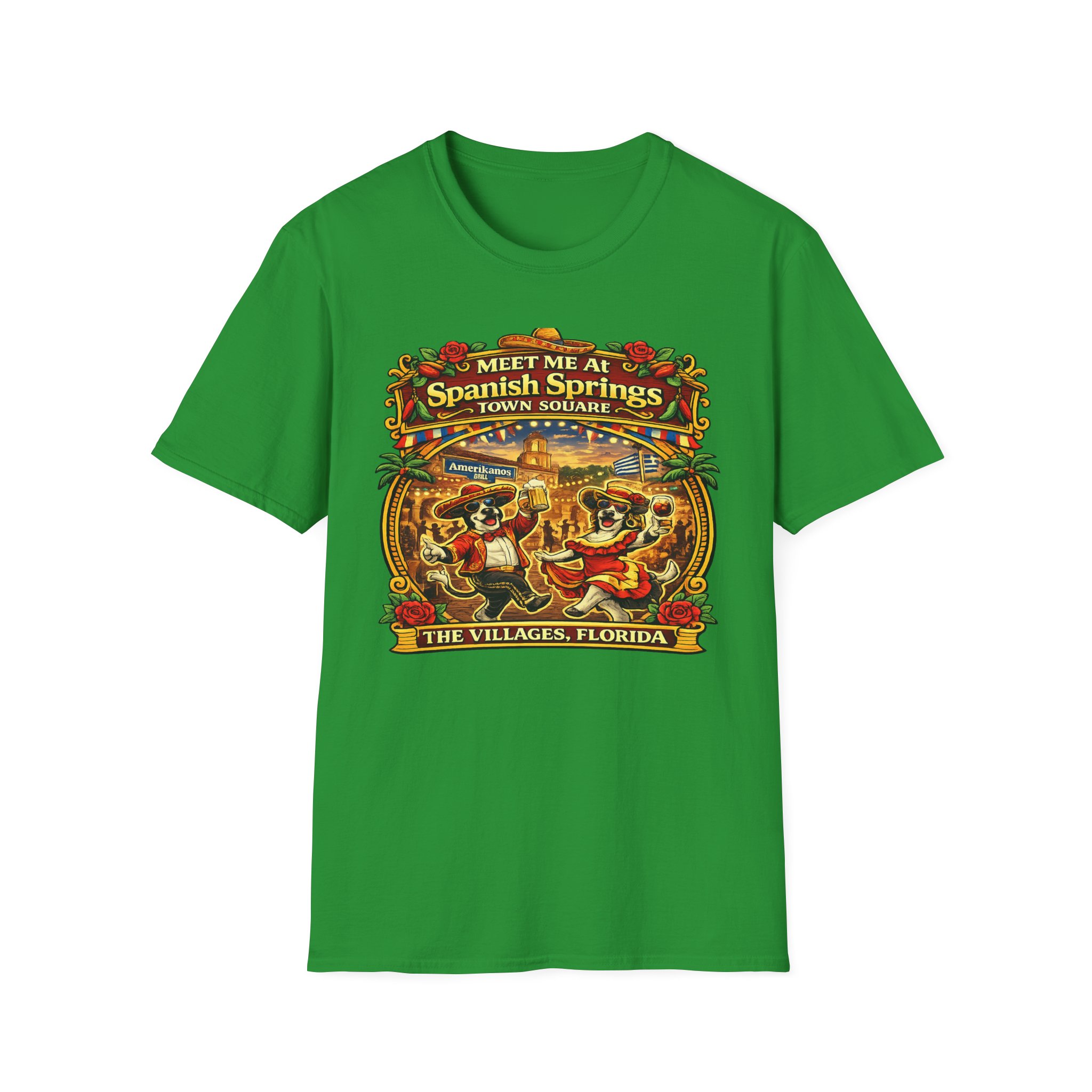 Spanish Springs Shirt – Meet Me at Spanish Springs Tee | The Villages Florida Original Town Square Shirt | Spanish Springs, Villages | SassyUSA | The Villages, Florida - Image 7