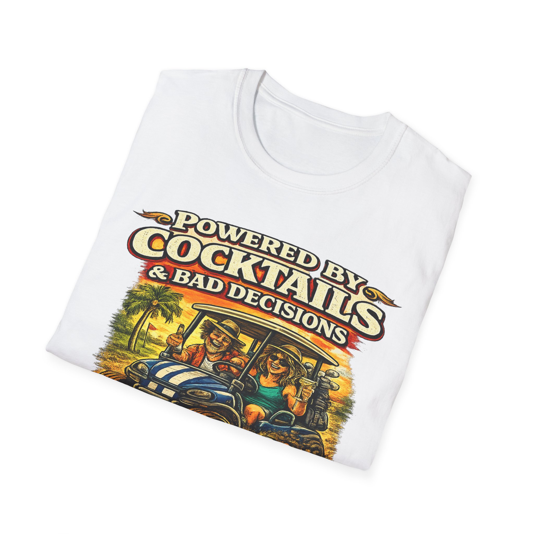 🍺 Day Drinking Is My Cardio – The Villages Florida Golf Cart Shirt | Funny Father’s Day Gift for Dad - Image 8