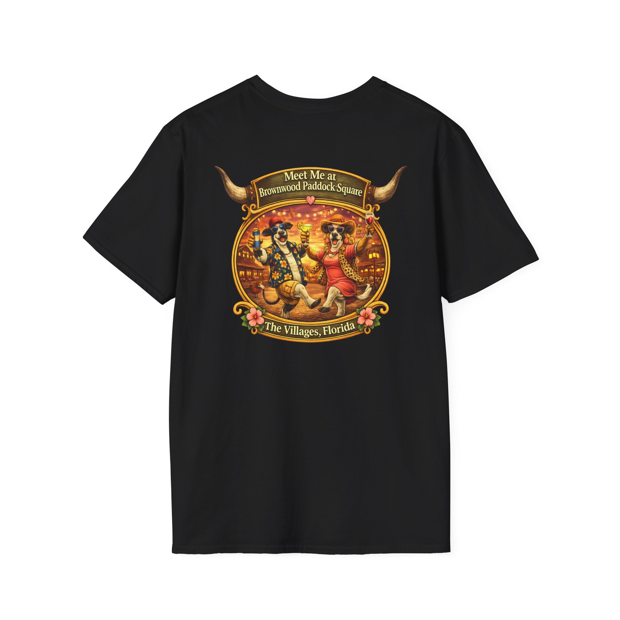 Villagers Love Their Happy Hour Shirt | Villages Mens Drinking Shirt | The Villages Florida Party Shirt | Brownwood Paddock Square | The Villages, Florida - Image 8