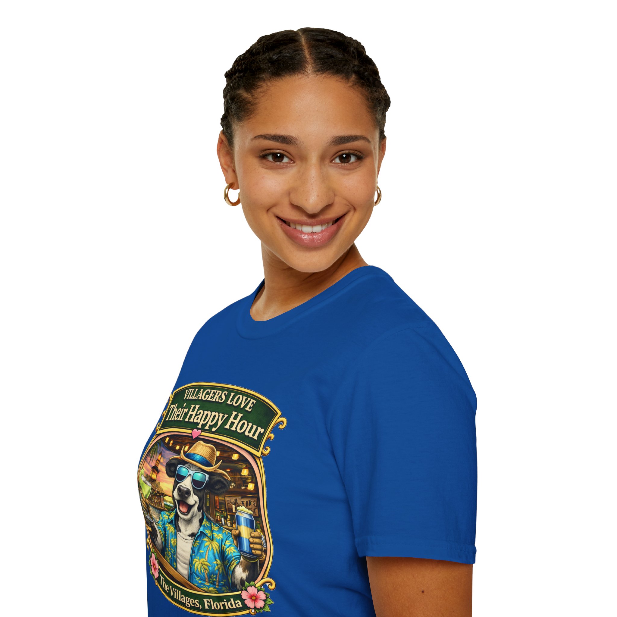 Villagers Love Their Happy Hour Shirt | Villages Mens Drinking Shirt | The Villages Florida Party Shirt | Brownwood Paddock Square | The Villages, Florida - Image 15