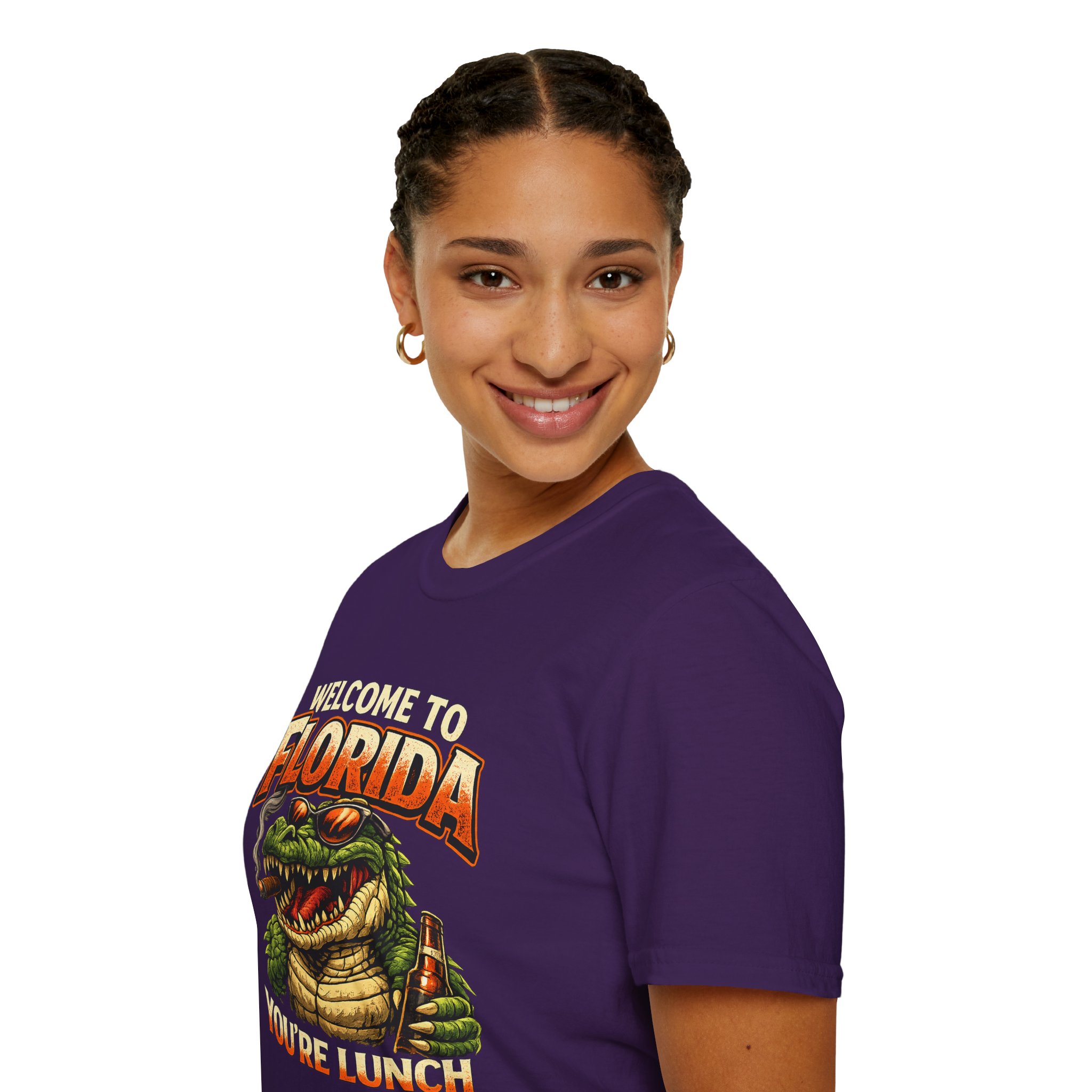 Welcome to Florida You're Lunch Shirt – Funny Alligator T-Shirt, Florida Humor Tee, Gator Graphic Shirt, Tourist Gift, Florida Gators - Image 11