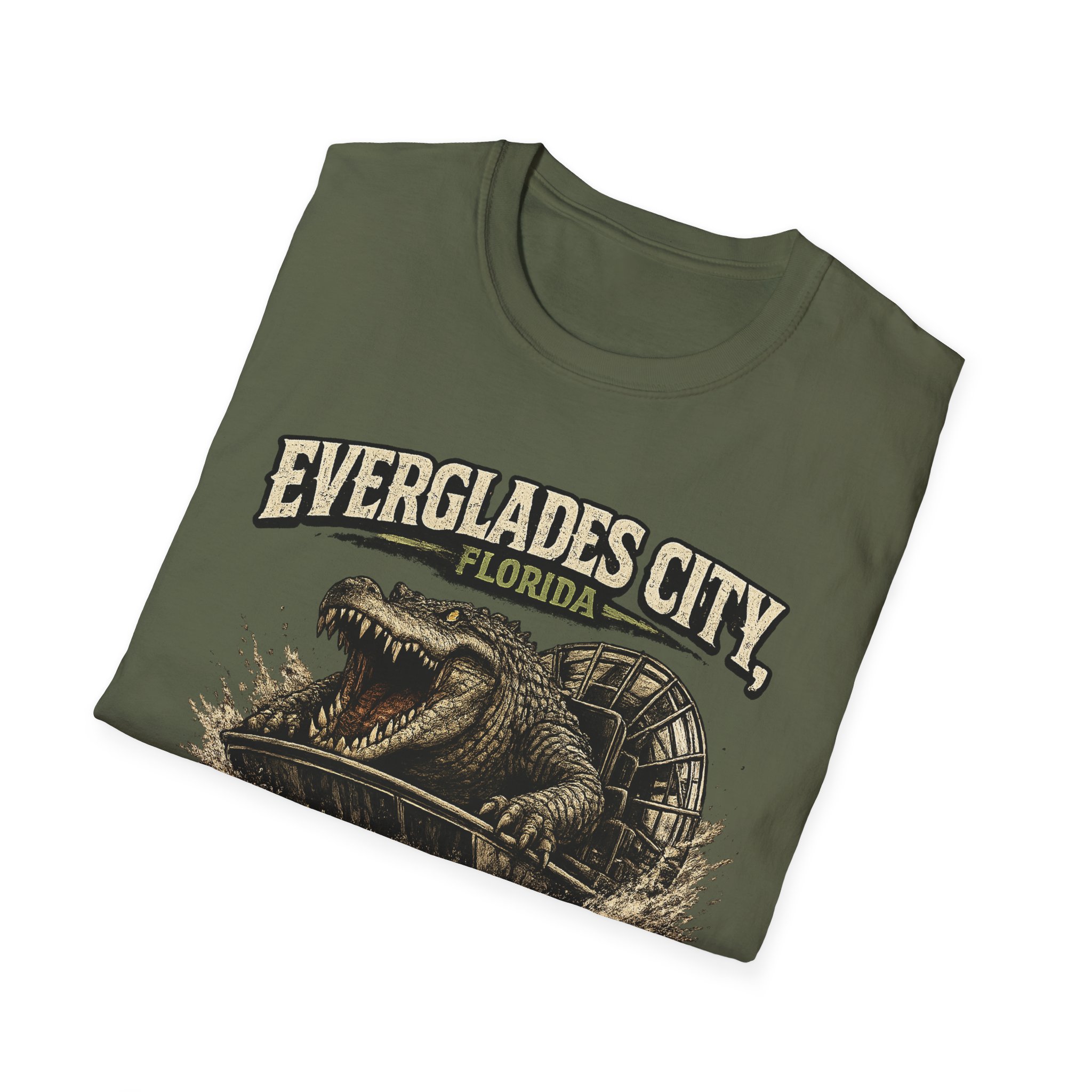 Everglades City Florida Shirt | Funny Gator Airboat Tee | “Come If You Want, Leave If They Let You” | Everglades City, Florida | SassyUSA - Image 2