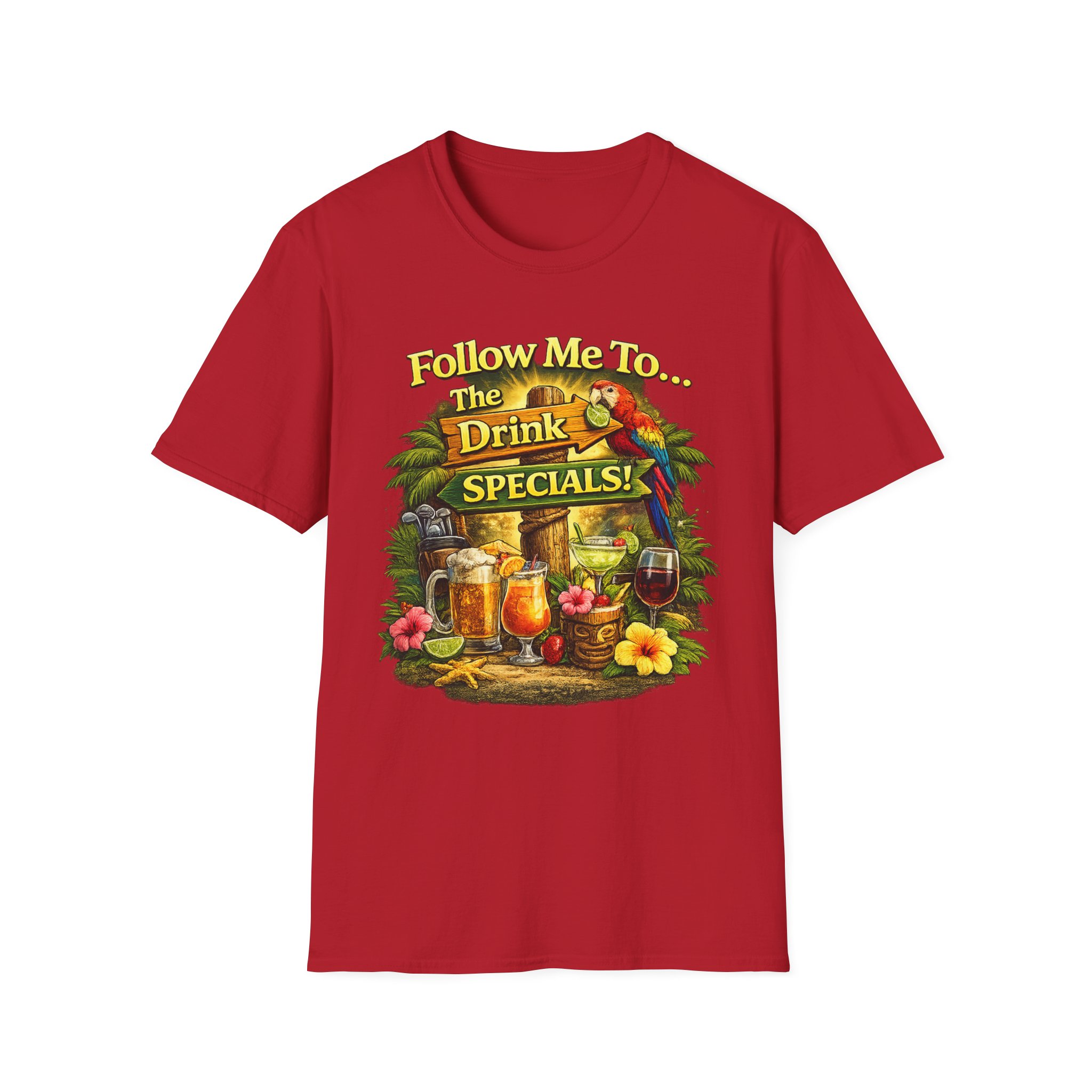 Follow Me to the Drink Specials Tee | Ladies Night tshirt | Girls Night Out tshirt | Female drinking tshirt | SassyUsa - Image 16