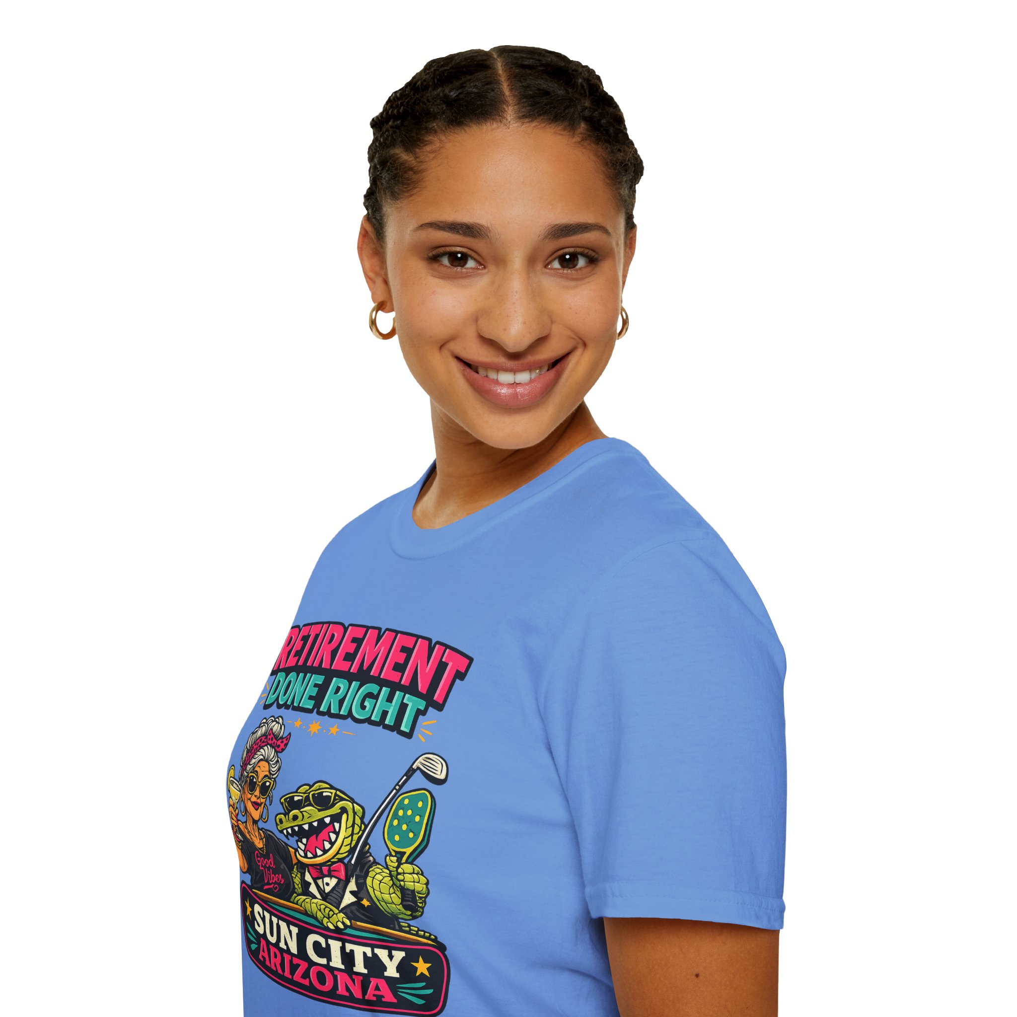 Retirement Done Right | Funny Sun City Arizona Shirt | Sassy Retiree Tee, Golf & Pickleball Lifestyle Gift | Sun City Arizona | SassyUSA | Retiree Pickleball - Image 15