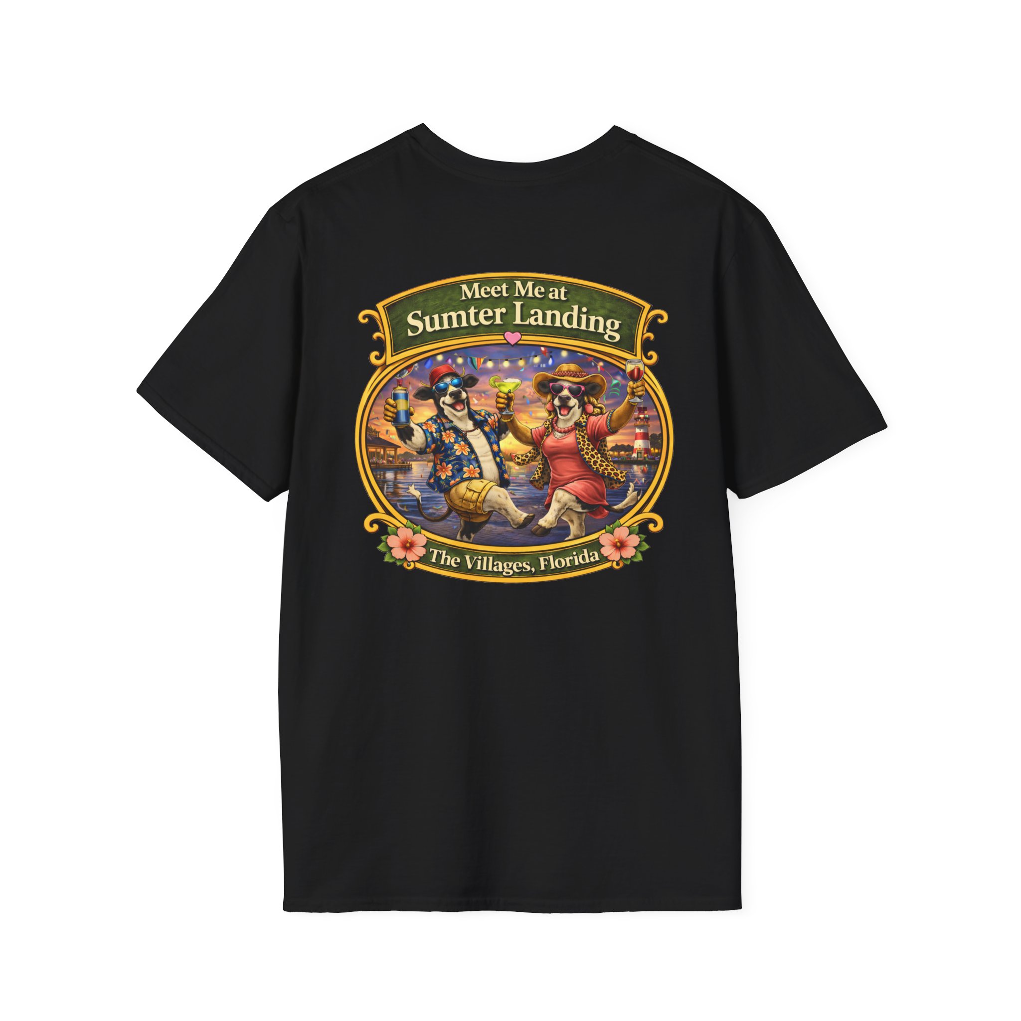 Villagers Love Their Happy Hour Shirt | Funny Florida Retirement Tee | The Villages Party T-Shirt | Sumter Landing | The Villages, Florida - Image 8