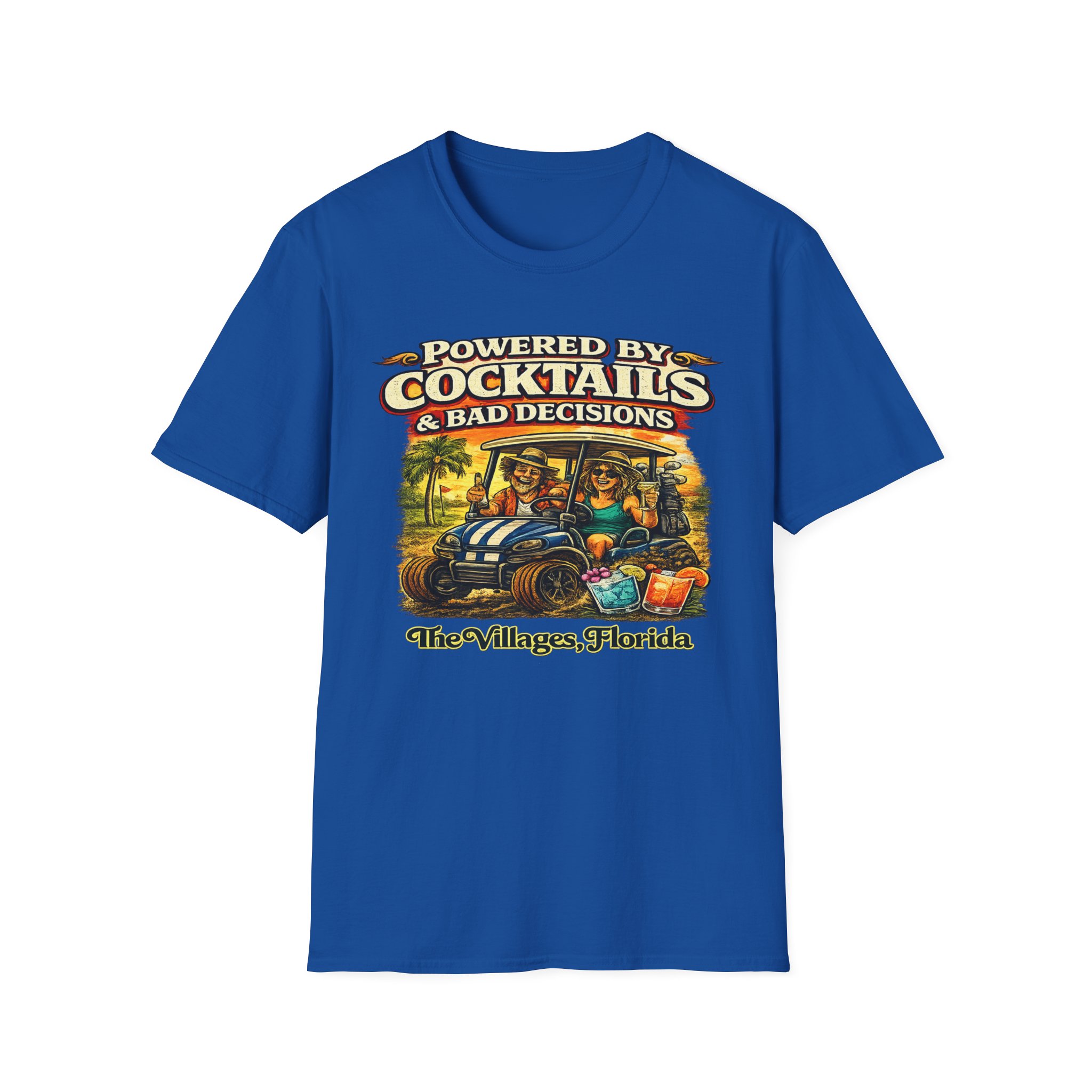 🍺 Day Drinking Is My Cardio – The Villages Florida Golf Cart Shirt | Funny Father’s Day Gift for Dad - Image 13