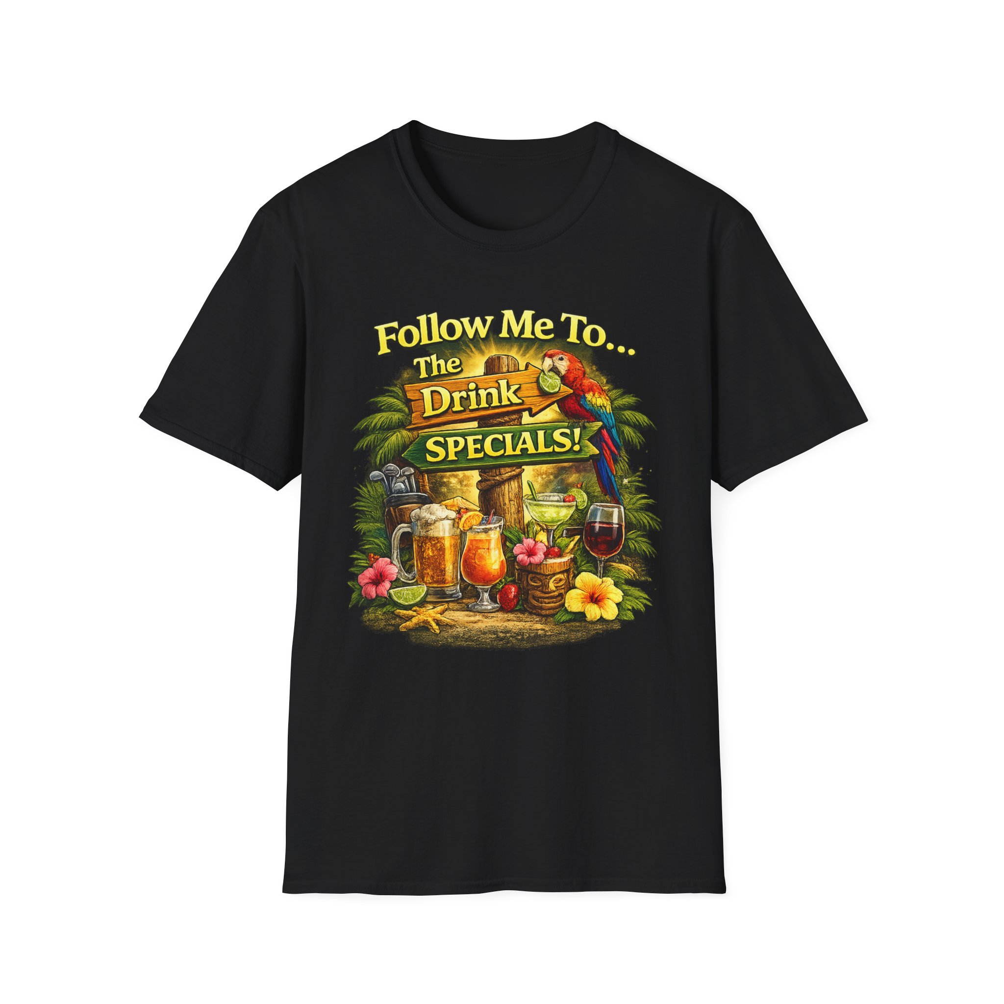 Follow Me to the Drink Specials Tee | Ladies Night tshirt | Girls Night Out tshirt | Female drinking tshirt | SassyUsa - Image 7