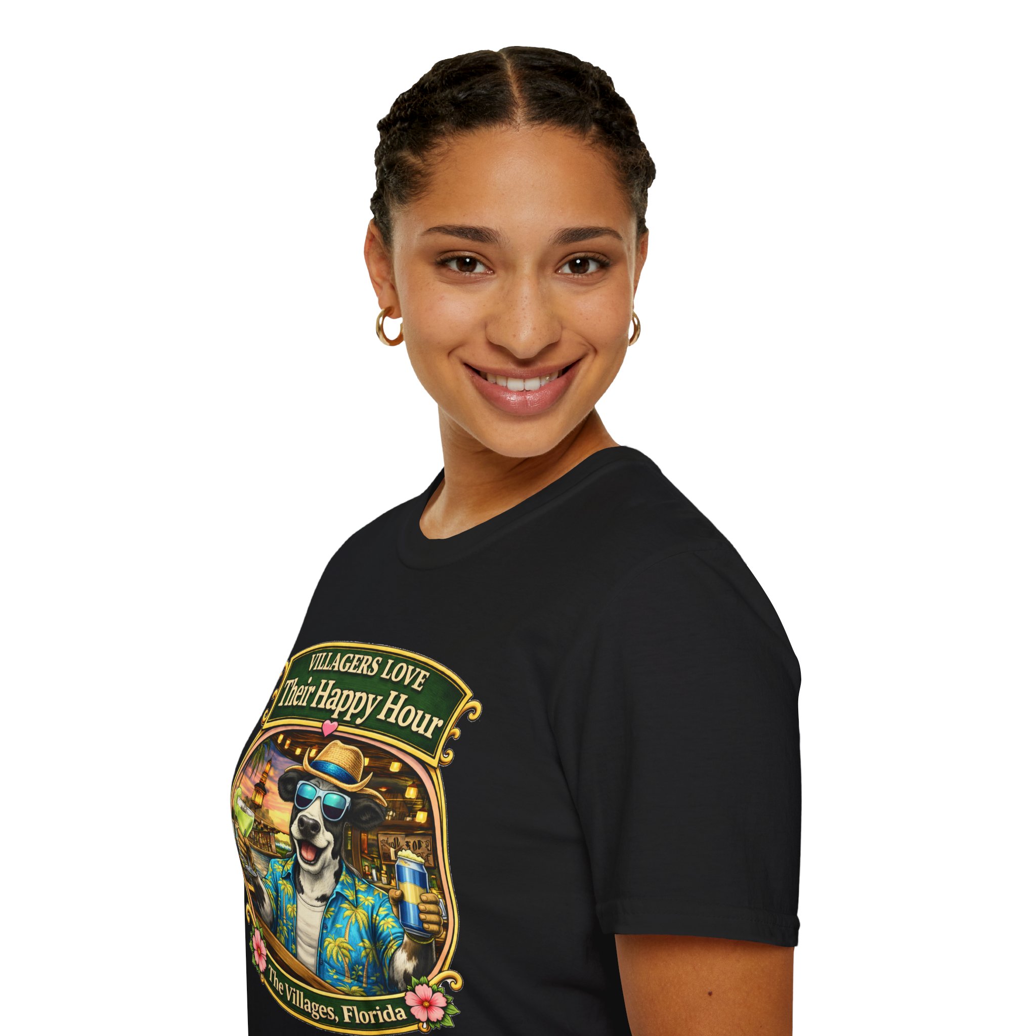 Villagers Love Their Happy Hour Shirt | Villages Mens Drinking Shirt | The Villages Florida Party Shirt | Brownwood Paddock Square | The Villages, Florida - Image 9
