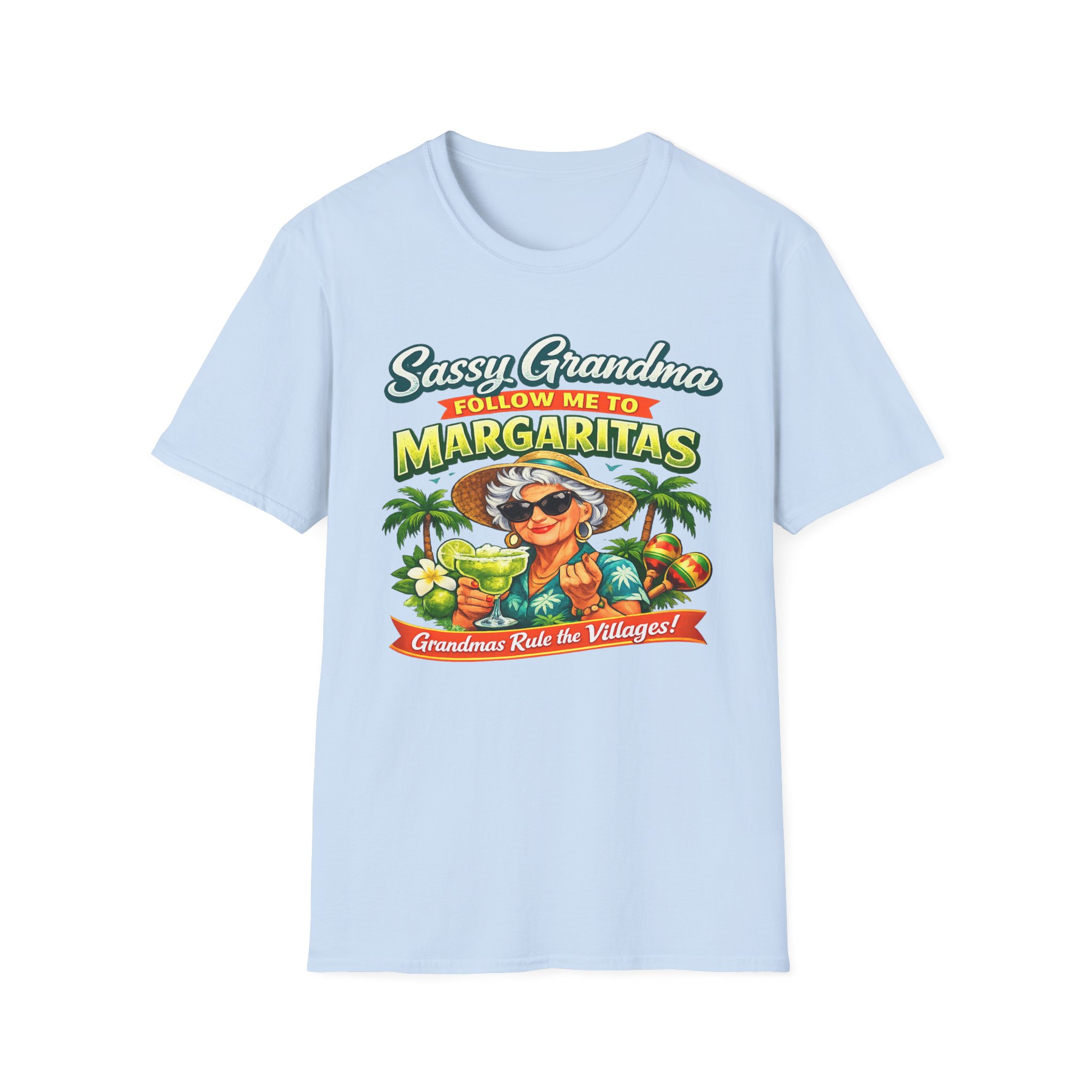 Sassy Grandma Margaritas Tee | The Villages, Florida tshirt | Bold Retirement Party T-Shirt | Villages Grandma | SassyUsa | Sassy Granny - Image 17