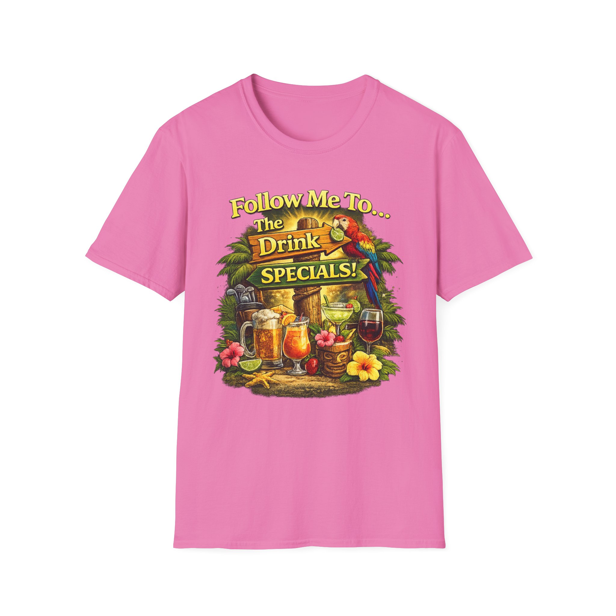 Follow Me to the Drink Specials Tee | Ladies Night tshirt | Girls Night Out tshirt | Female drinking tshirt | SassyUsa - Image 13
