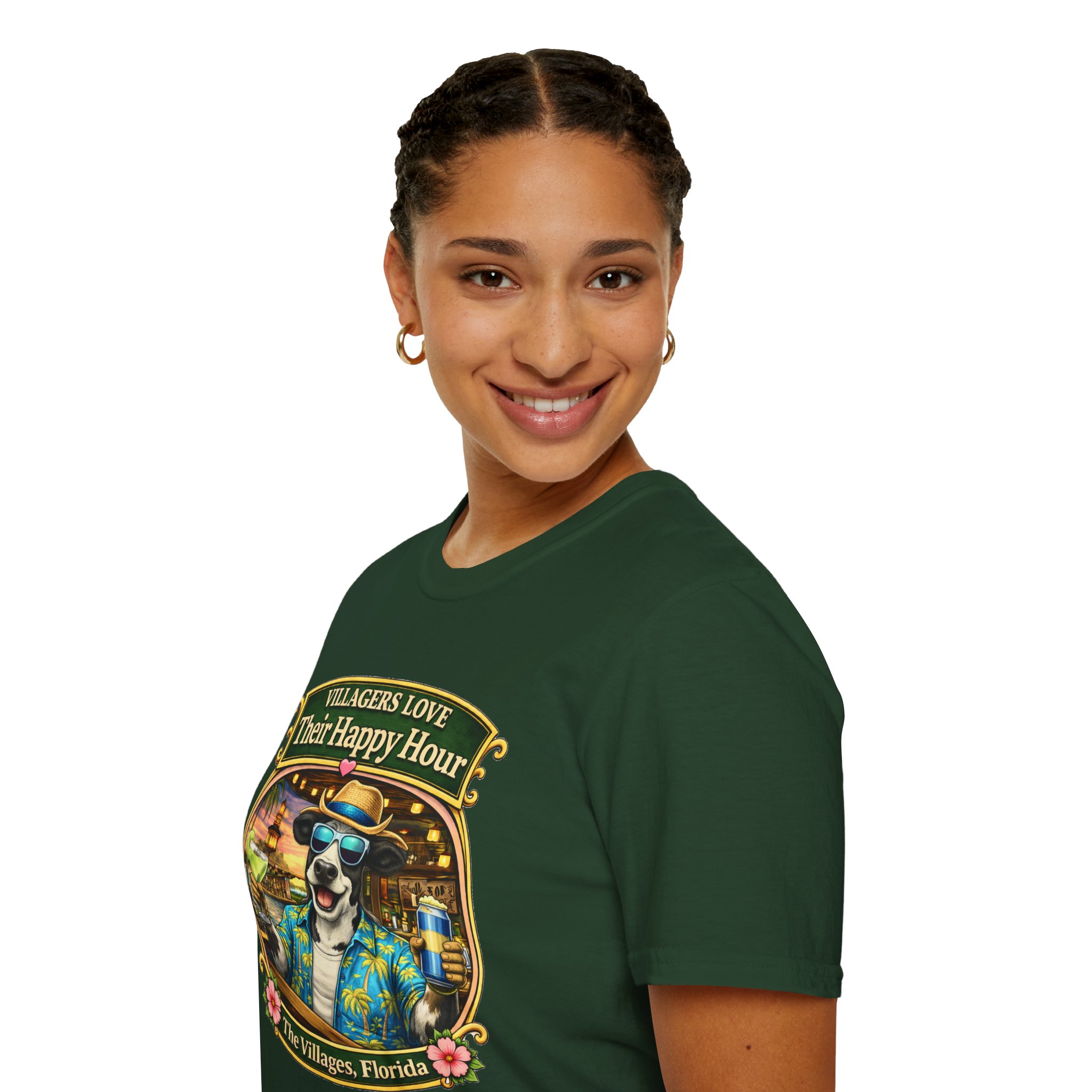 Villagers Love Their Happy Hour Shirt | Villages Mens Drinking Shirt | The Villages Florida Party Shirt | Brownwood Paddock Square | The Villages, Florida - Image 12
