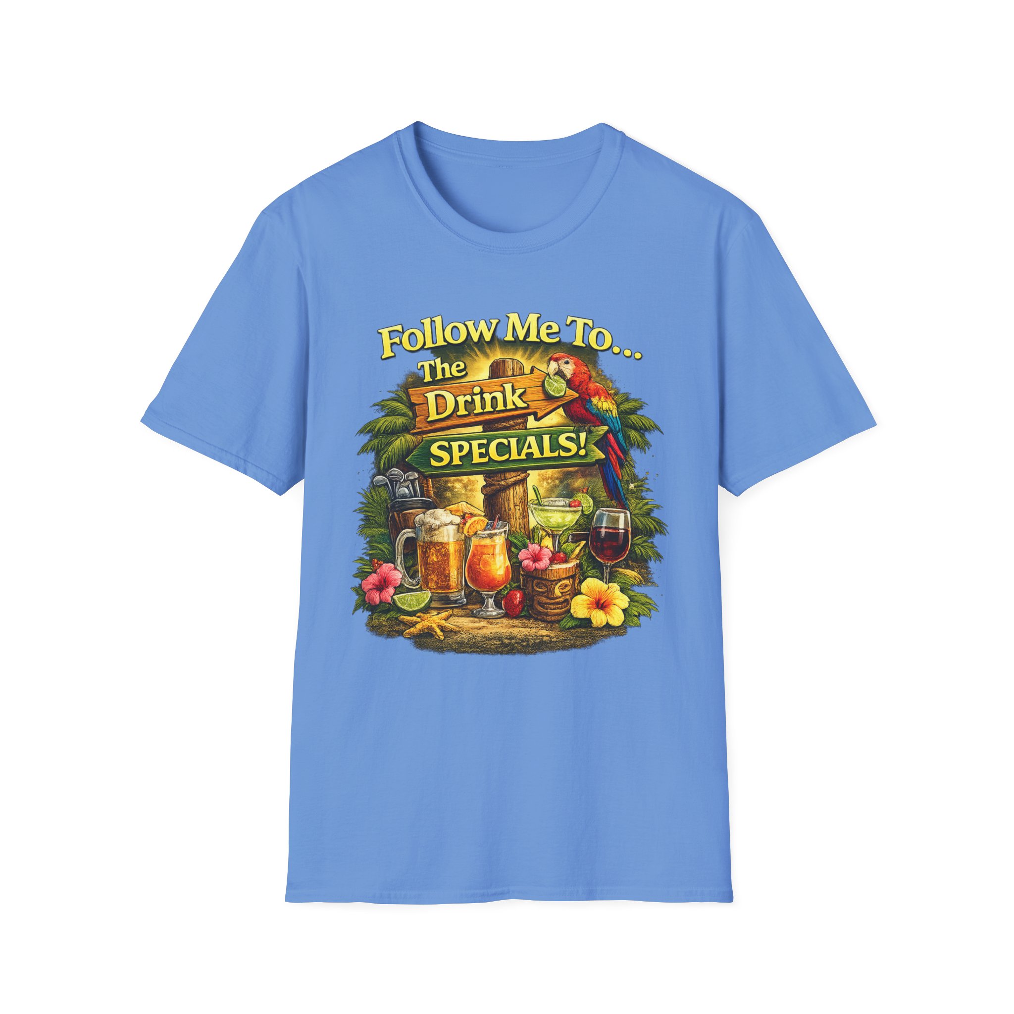 Follow Me to the Drink Specials Tee | Ladies Night tshirt | Girls Night Out tshirt | Female drinking tshirt | SassyUsa - Image 10