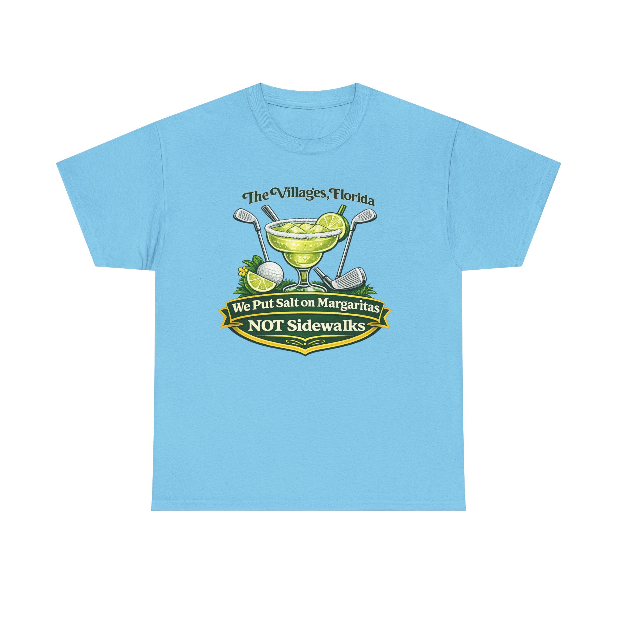 Salt on Margaritas Not Sidewalks tshirt | The Villages, Florida | SassyUSA | Villages Tshirt | Guys Night Out Drink shirt | Girls Night Out tshirt - Image 13