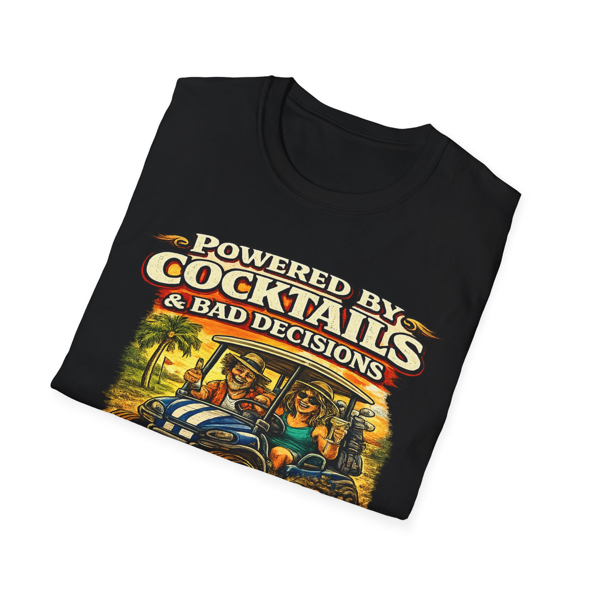 🍺 Day Drinking Is My Cardio – The Villages Florida Golf Cart Shirt | Funny Father’s Day Gift for Dad - Image 4