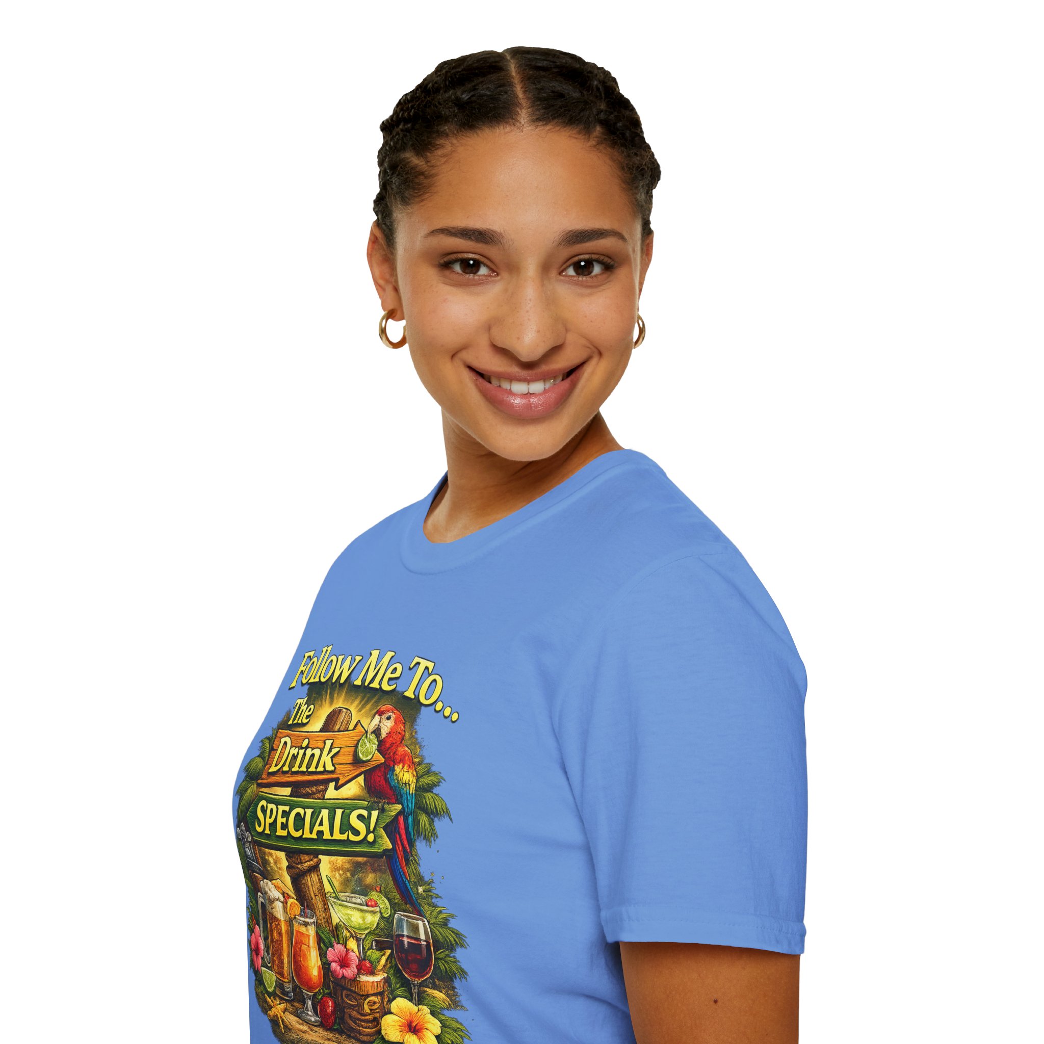 Follow Me to the Drink Specials Tee | Ladies Night tshirt | Girls Night Out tshirt | Female drinking tshirt | SassyUsa - Image 11
