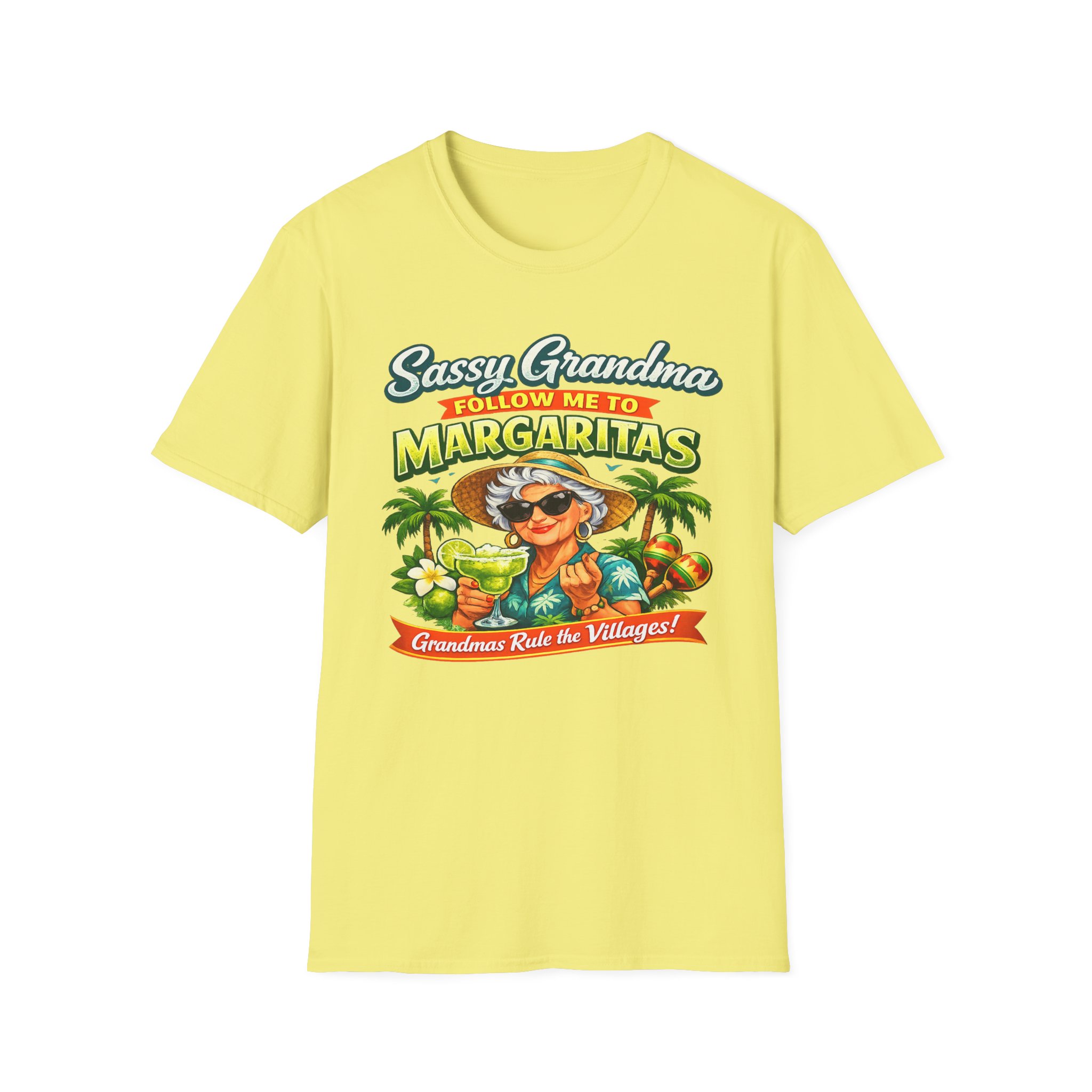 Sassy Grandma Margaritas Tee | The Villages, Florida tshirt | Bold Retirement Party T-Shirt | Villages Grandma | SassyUsa | Sassy Granny - Image 14