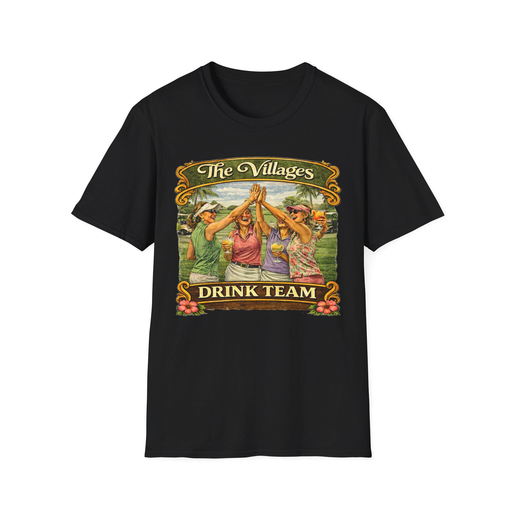 The Villages Drink Team Shirt | Funny Ladies Golf & Cocktail Tee | Florida Retirement Party Shirt | The Villages, Florida ladies | SassyUsa - Image 13