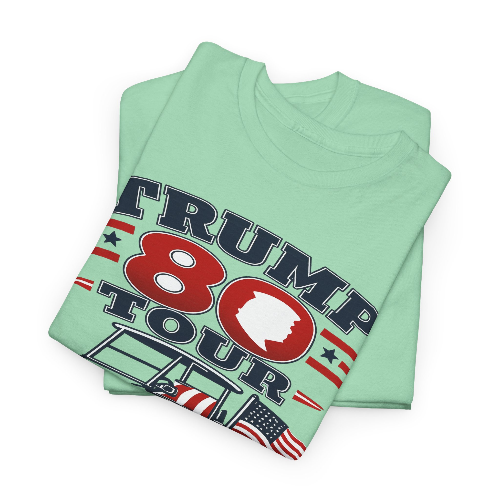 ⛳ Golf Cart Parade June 14, 2026 | TRUMP 80 | The Villages Florida Patriotic T-Shirt | Red White & Blue Retirement Party Tee 🎆 FREE SHIPPING.... - Image 11