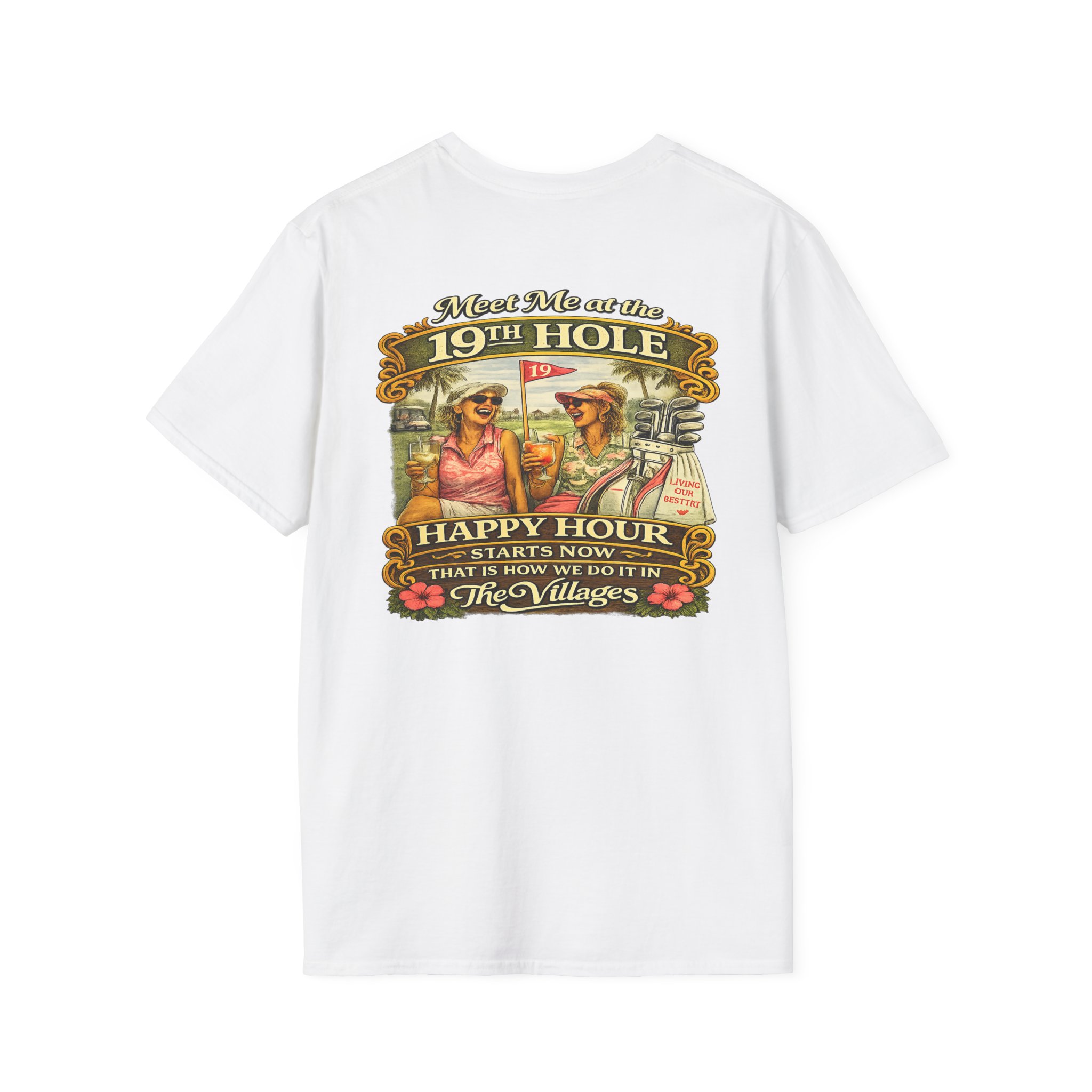 The Villages Drink Team Shirt | Funny Ladies Golf & Cocktail Tee | Florida Retirement Party Shirt | The Villages, Florida ladies | SassyUsa - Image 5