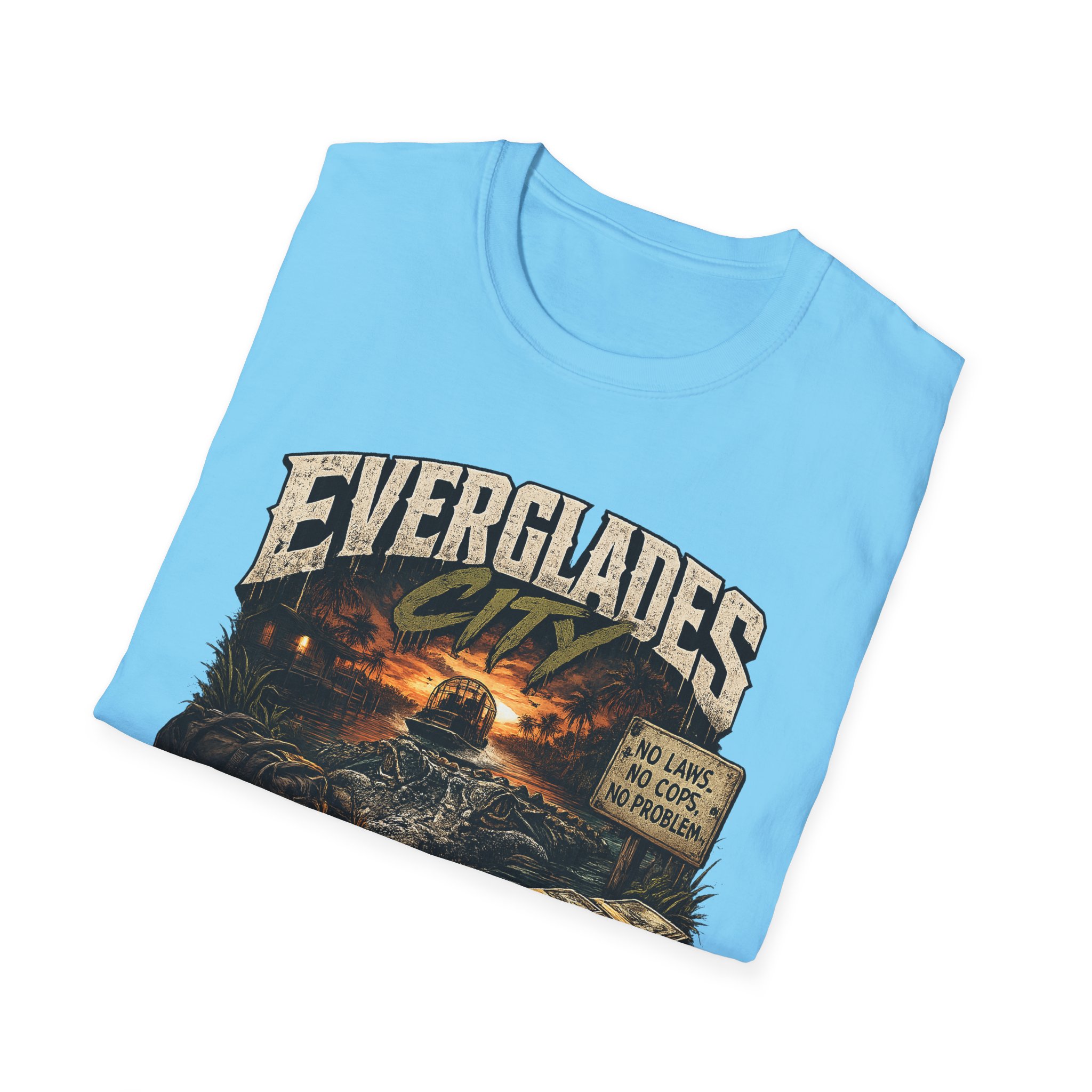 Paradise Ainβt Peaceful β Everglades City Tee ππ₯π΄ (Free Shipping) | Everglades City, Florida | SassyUSA - Image 14