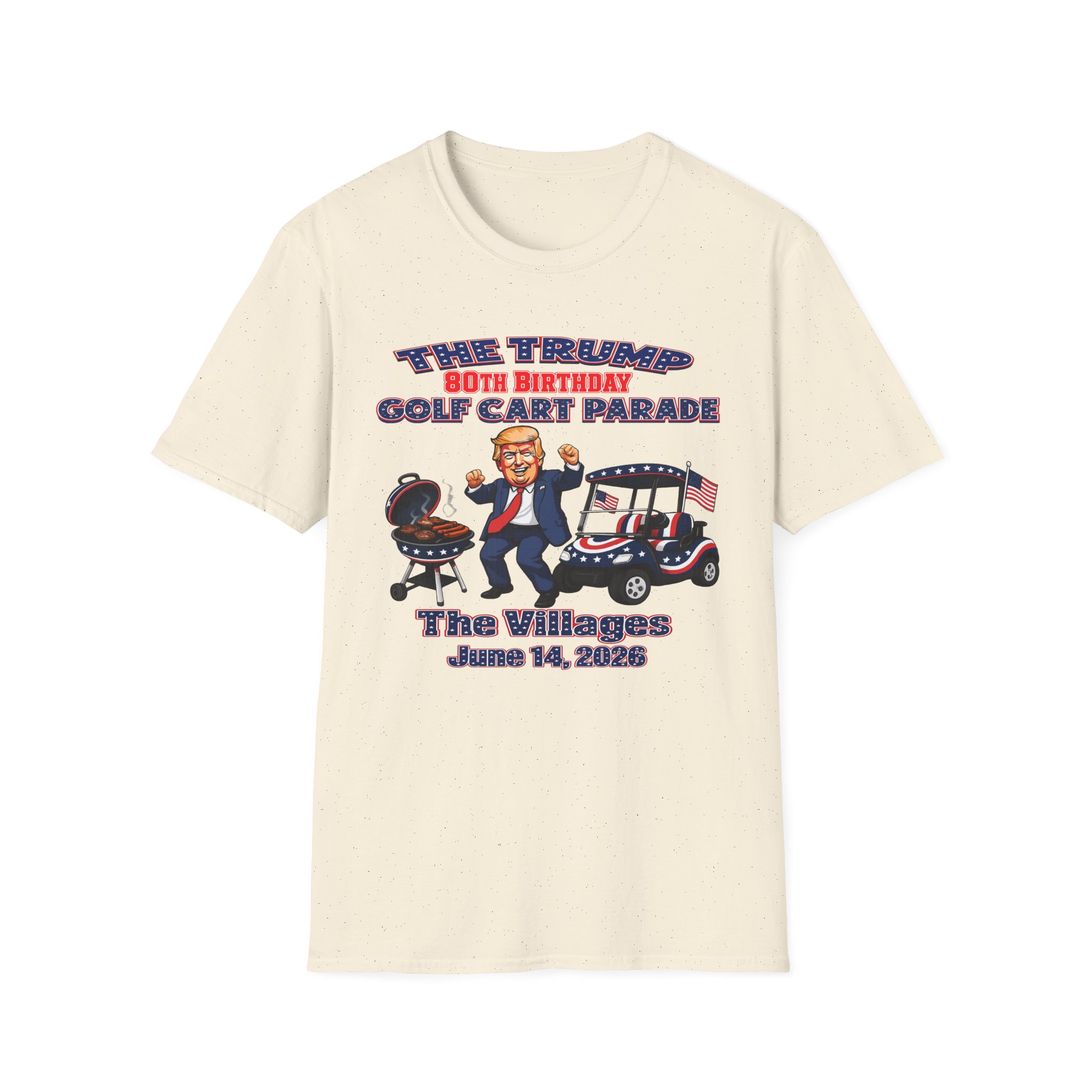 🛺 THE OFFICIAL TRUMP 80TH BIRTHDAY GOLF CART PARADE SHIRT 🛺 - Image 4