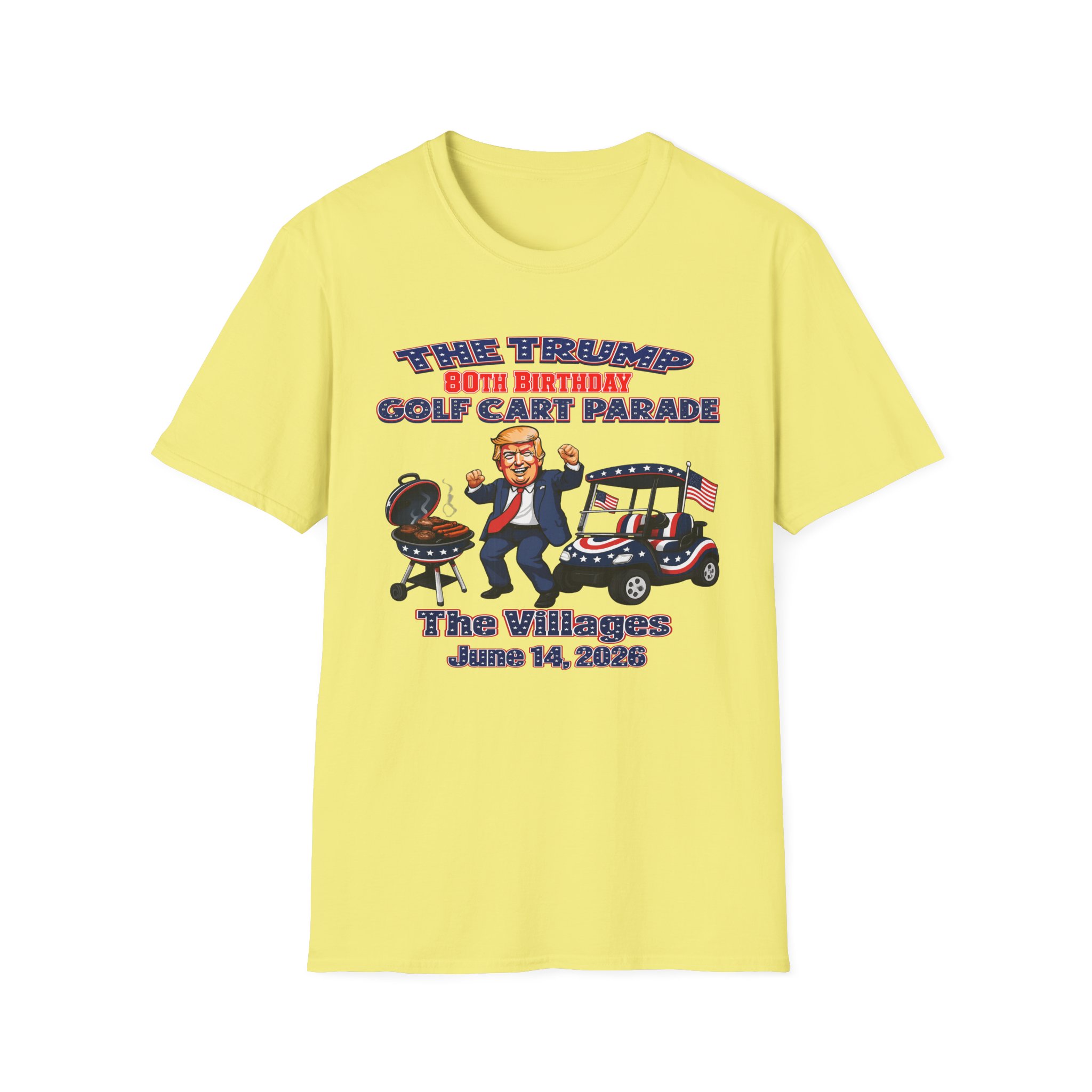 🛺 THE OFFICIAL TRUMP 80TH BIRTHDAY GOLF CART PARADE SHIRT 🛺 - Image 7