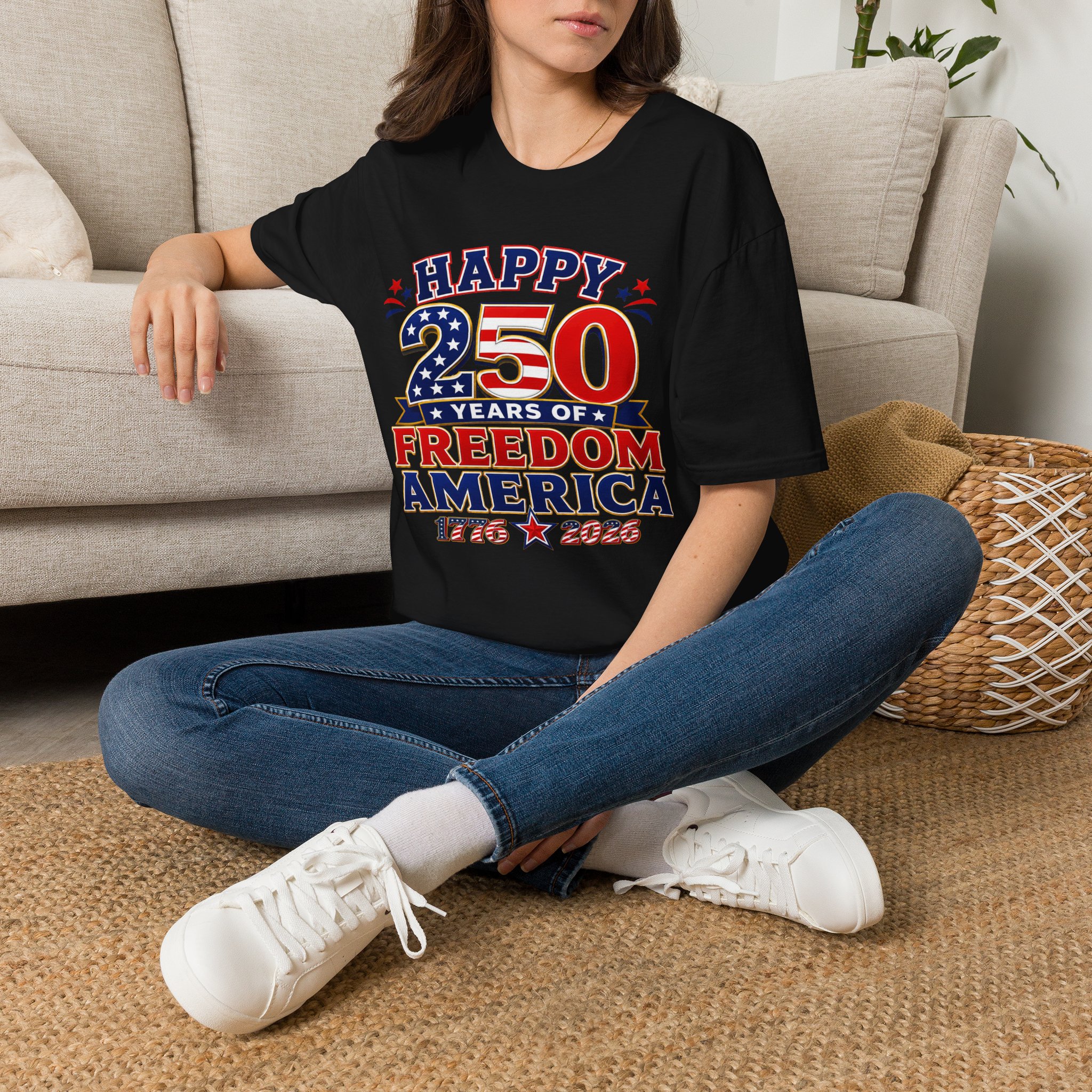 HAPPY 250 YEARS OF FREEDOM AMERICA SHIRT - Image 7