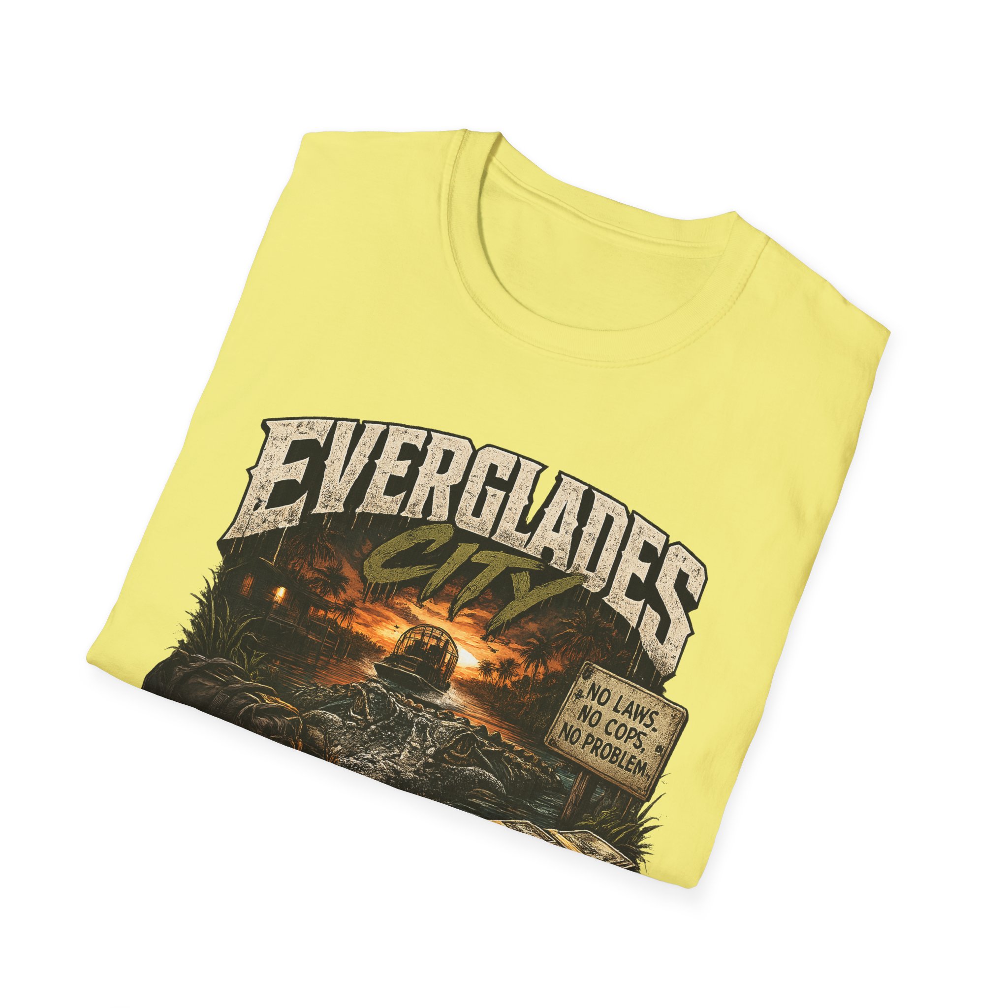 Paradise Ainβt Peaceful β Everglades City Tee ππ₯π΄ (Free Shipping) | Everglades City, Florida | SassyUSA - Image 8