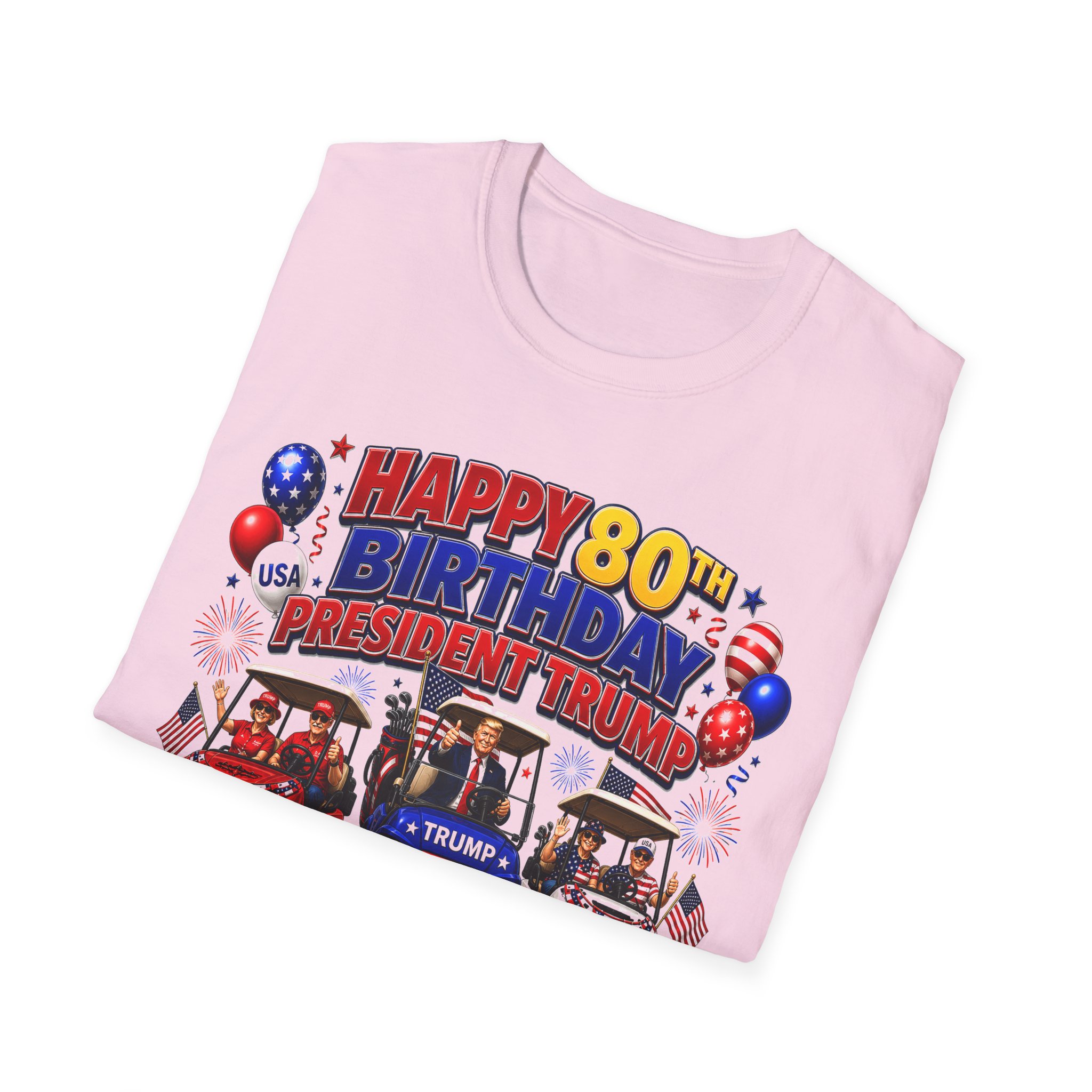 Happy 80th Birthday President Trump Shirt 🇺🇸 | Villages Golf Cart Parade 2026 Tee | June 14 Event Shirt | Patriotic USA Trump Shirt | FREE SHIPPING - Image 17