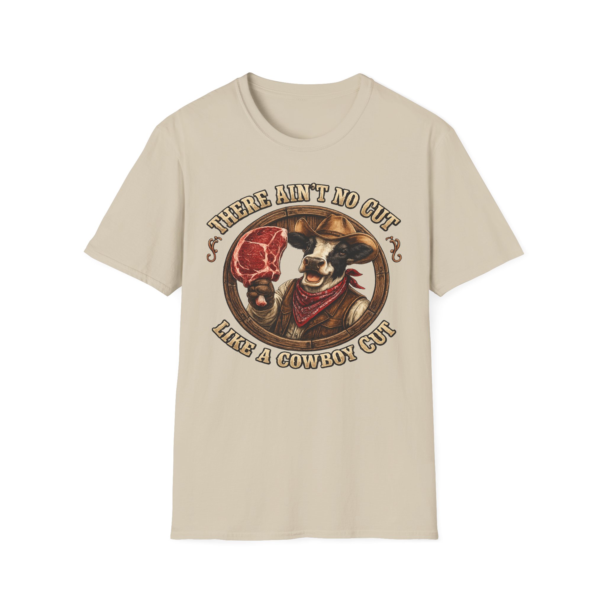 🥩 THERE AIN’T NO CUT LIKE A COWBOY CUT T-Shirt | Funny Western Steak Shirt | Cowboy BBQ Tee | Country Cow Shirt | Ranch Humor Graphic Tee | Brownwood Style Apparel | FREE Shipping - Image 16