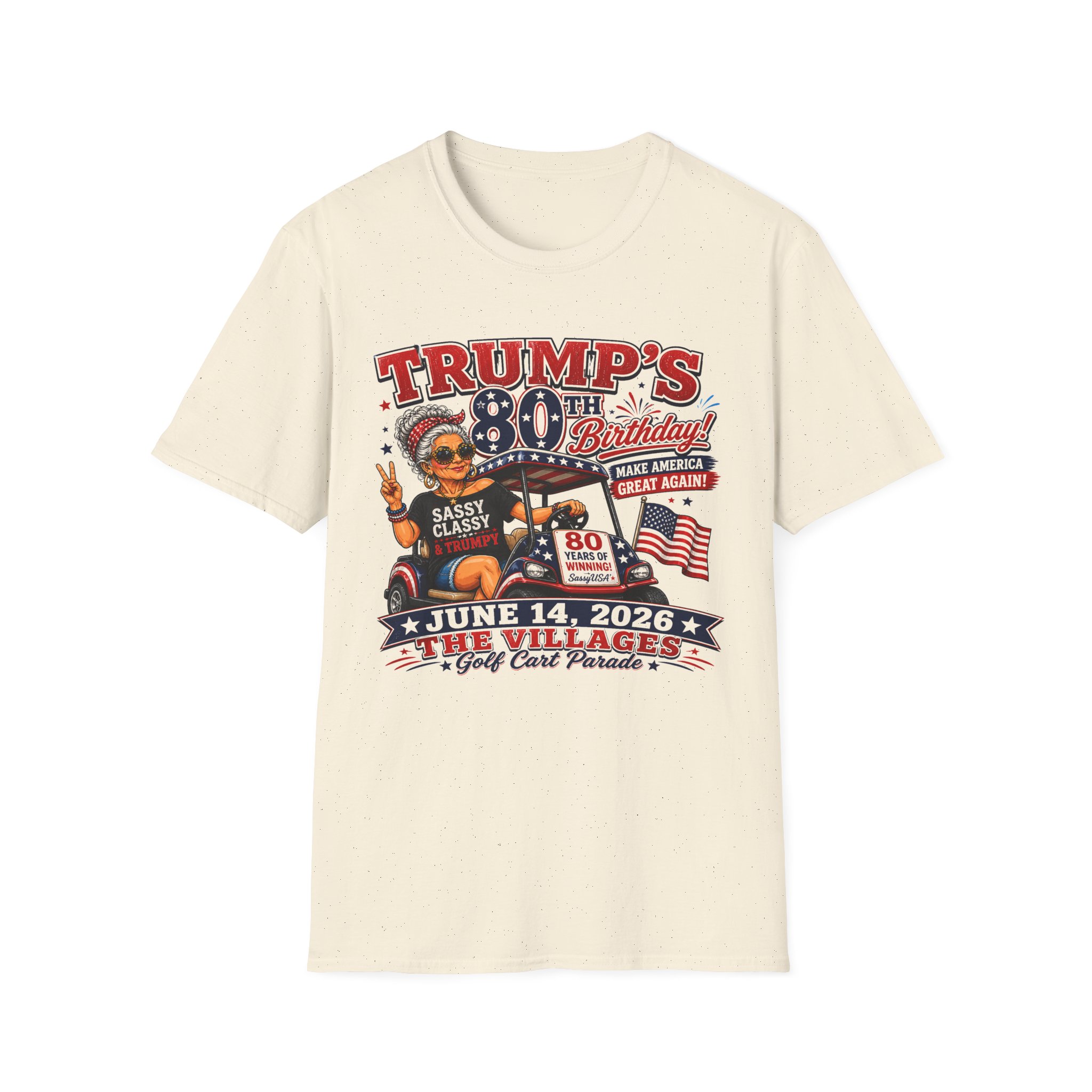 The Trump Birthday Golf Cart Parade | The Villages, Florida | June 14, 2026 | SassyUSA | Happy 80th Birthday Trump