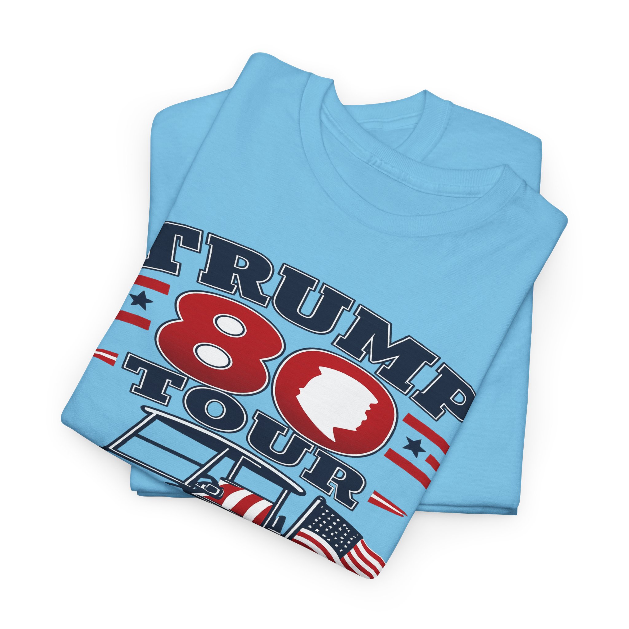 ⛳ Golf Cart Parade June 14, 2026 | TRUMP 80 | The Villages Florida Patriotic T-Shirt | Red White & Blue Retirement Party Tee 🎆 FREE SHIPPING.... - Image 14
