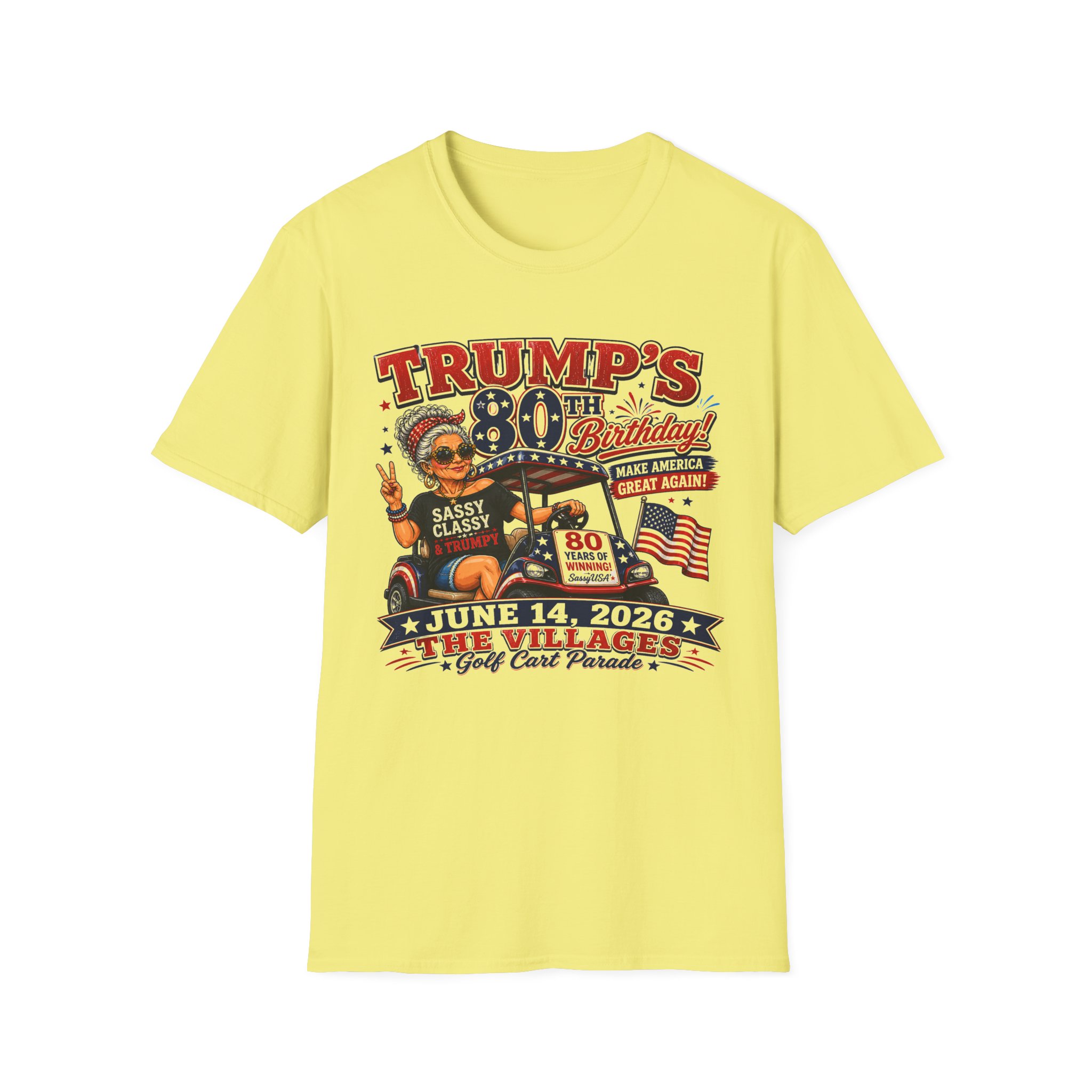 The Trump Birthday Golf Cart Parade | The Villages, Florida | June 14, 2026 | SassyUSA | Happy 80th Birthday Trump - Image 7