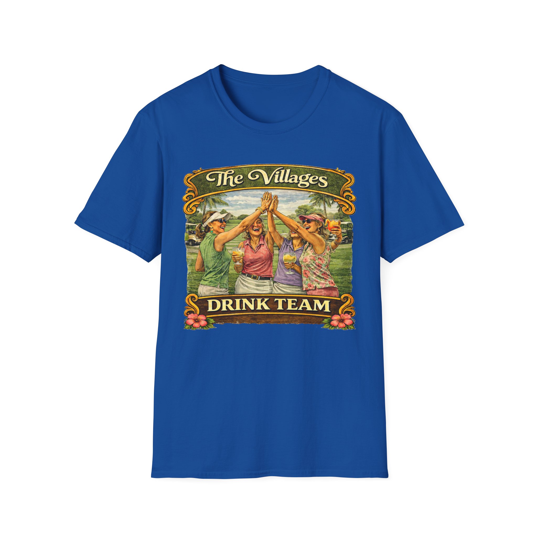 The Villages Drink Team Shirt | Funny Ladies Golf & Cocktail Tee | Florida Retirement Party Shirt | The Villages, Florida ladies | SassyUsa - Image 7