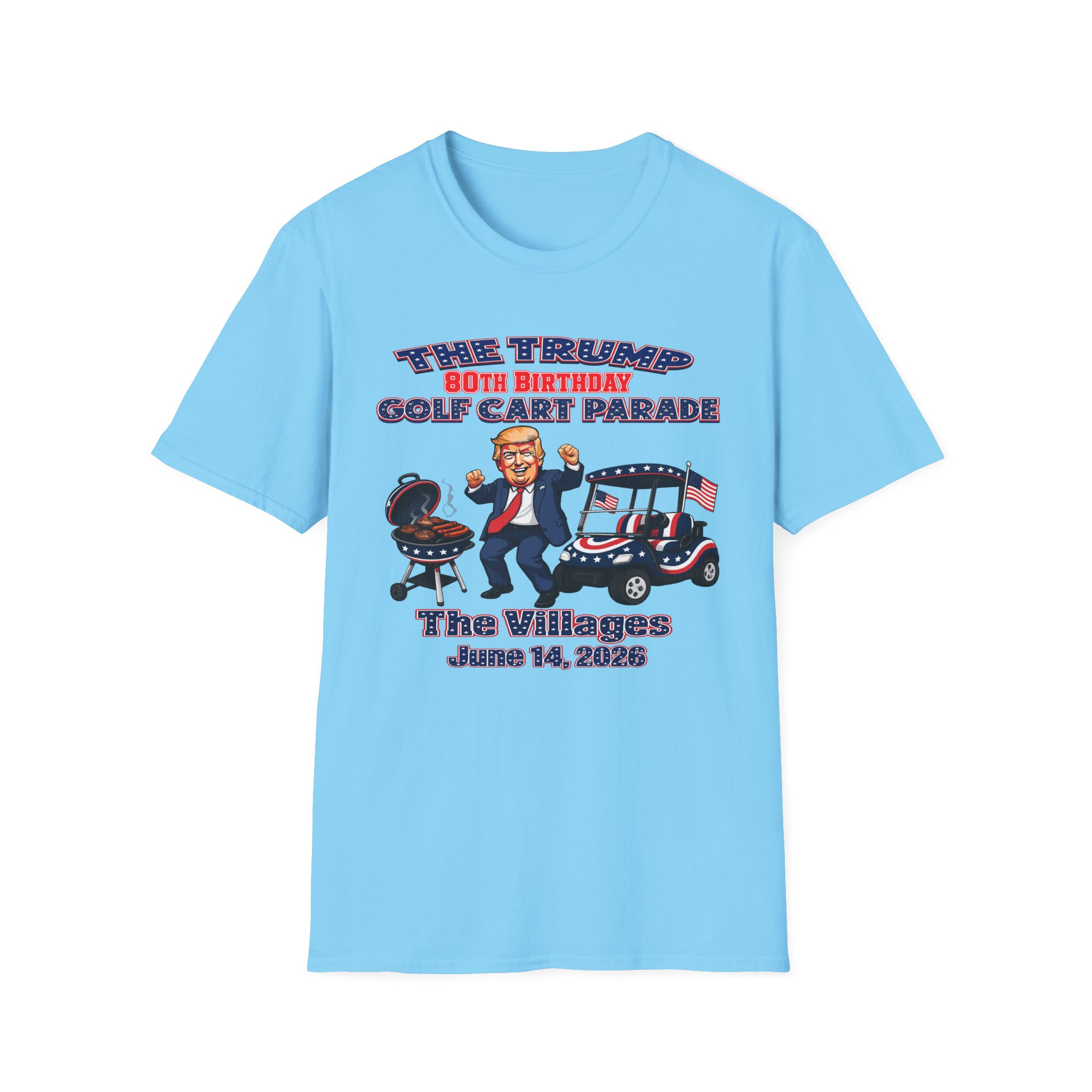 🛺 THE OFFICIAL TRUMP 80TH BIRTHDAY GOLF CART PARADE SHIRT 🛺 - Image 10