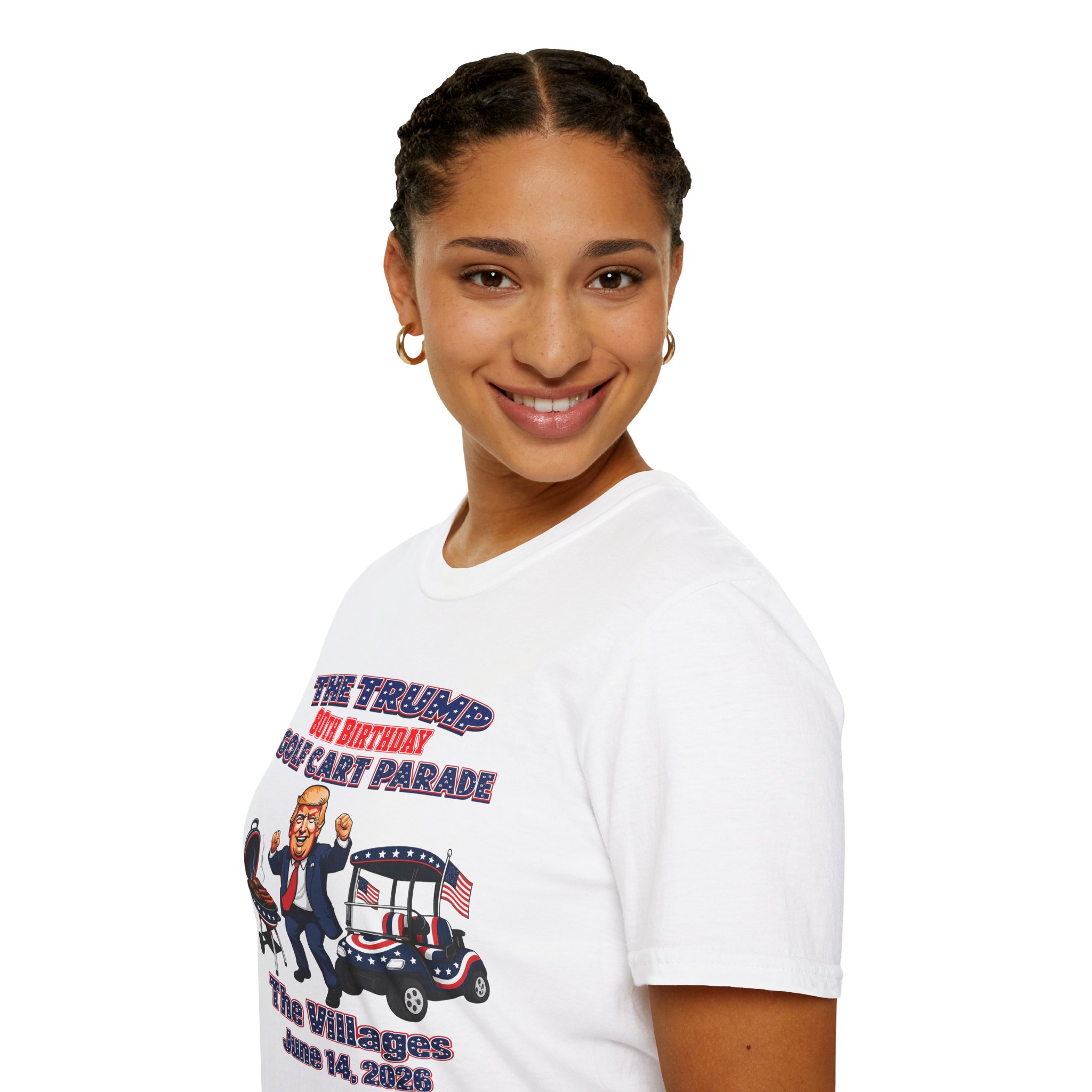 🛺 THE OFFICIAL TRUMP 80TH BIRTHDAY GOLF CART PARADE SHIRT 🛺 - Image 3