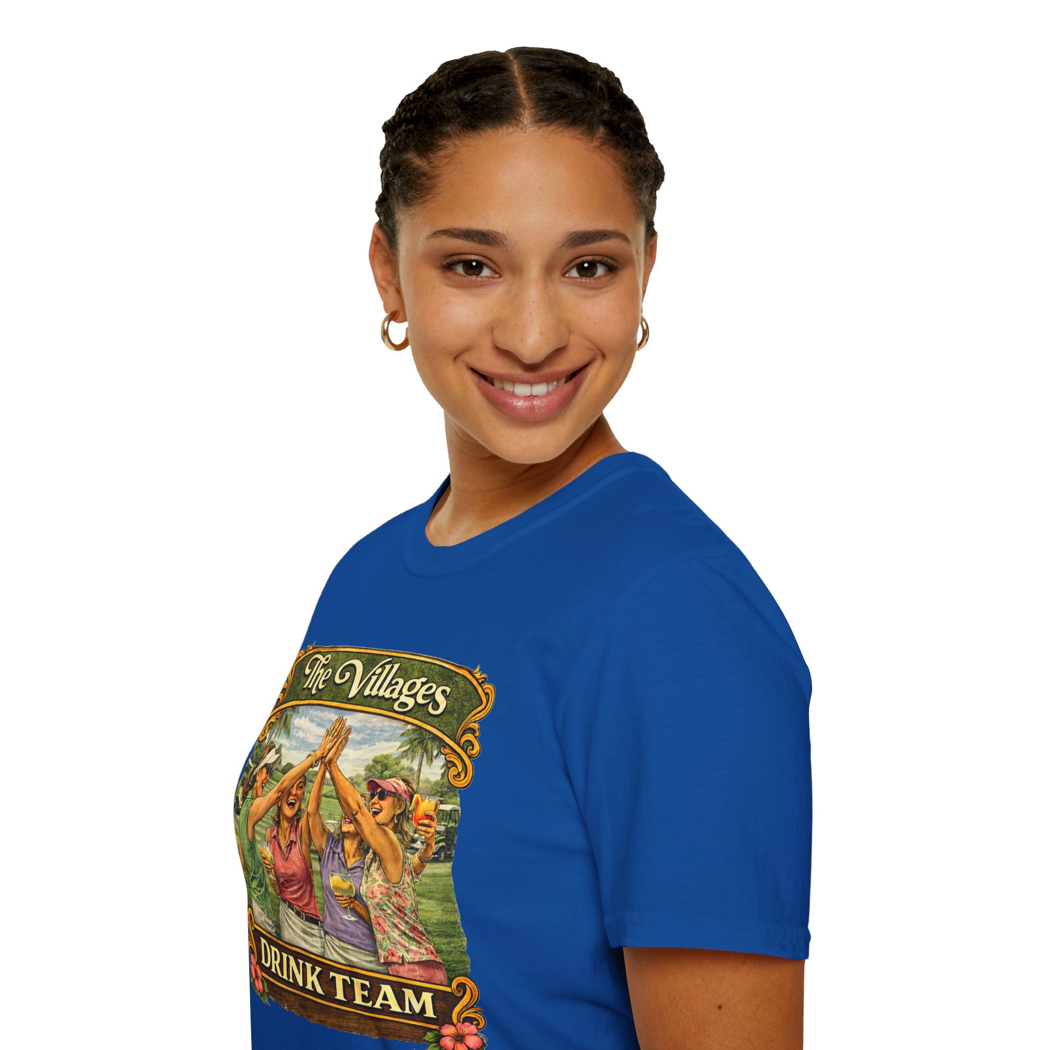 The Villages Drink Team Shirt | Funny Ladies Golf & Cocktail Tee | Florida Retirement Party Shirt | The Villages, Florida ladies | SassyUsa - Image 9