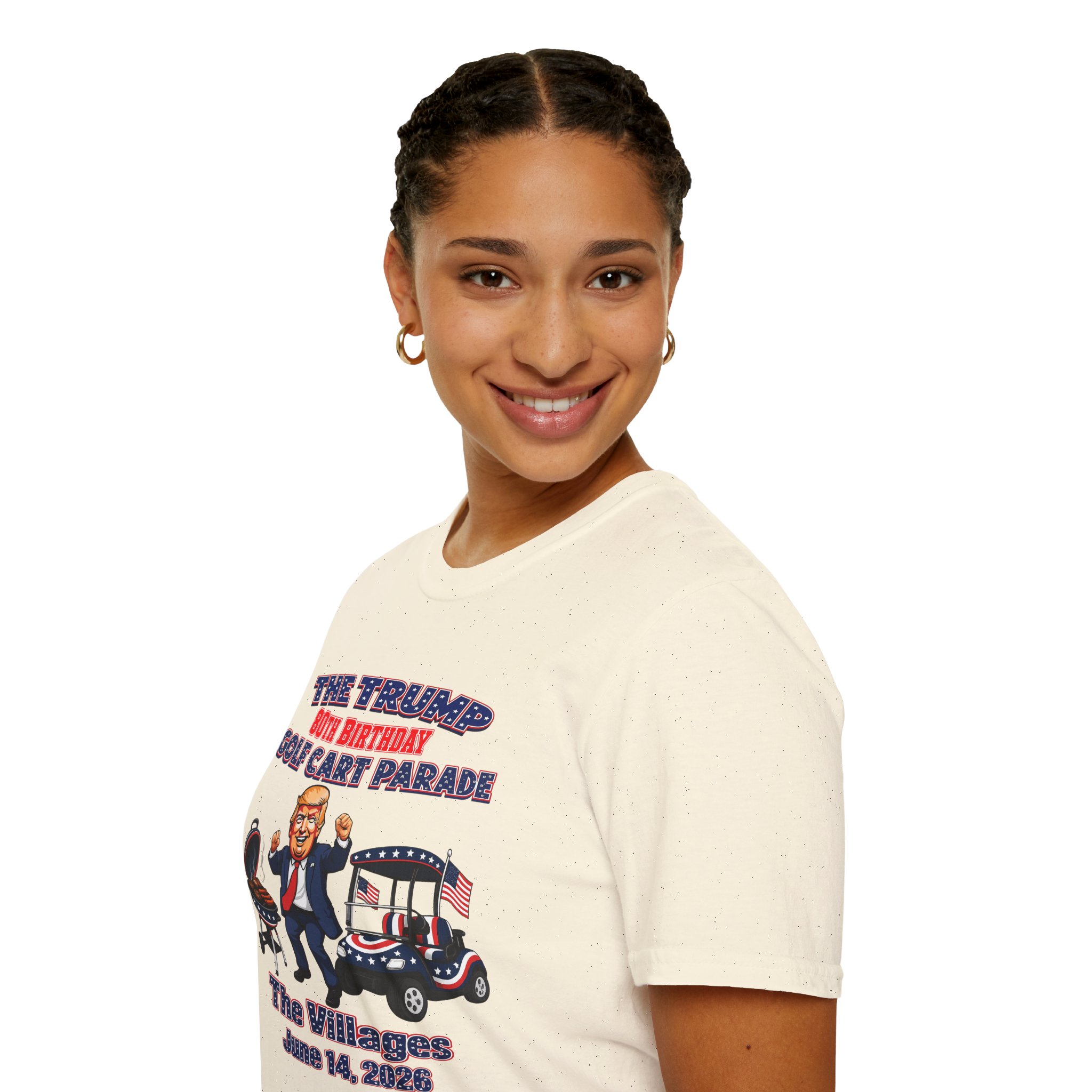 🛺 THE OFFICIAL TRUMP 80TH BIRTHDAY GOLF CART PARADE SHIRT 🛺 - Image 6