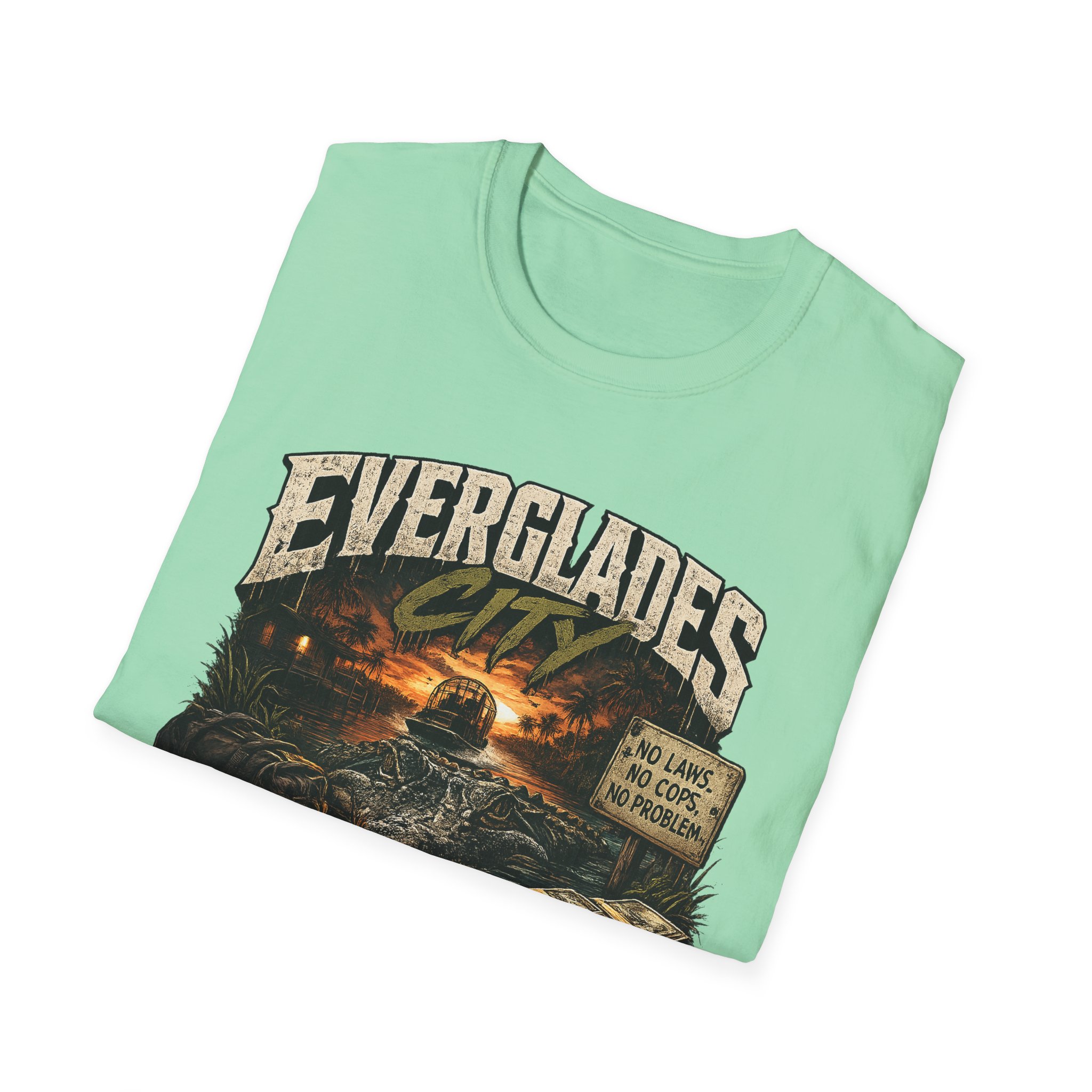 Paradise Ainβt Peaceful β Everglades City Tee ππ₯π΄ (Free Shipping) | Everglades City, Florida | SassyUSA - Image 11