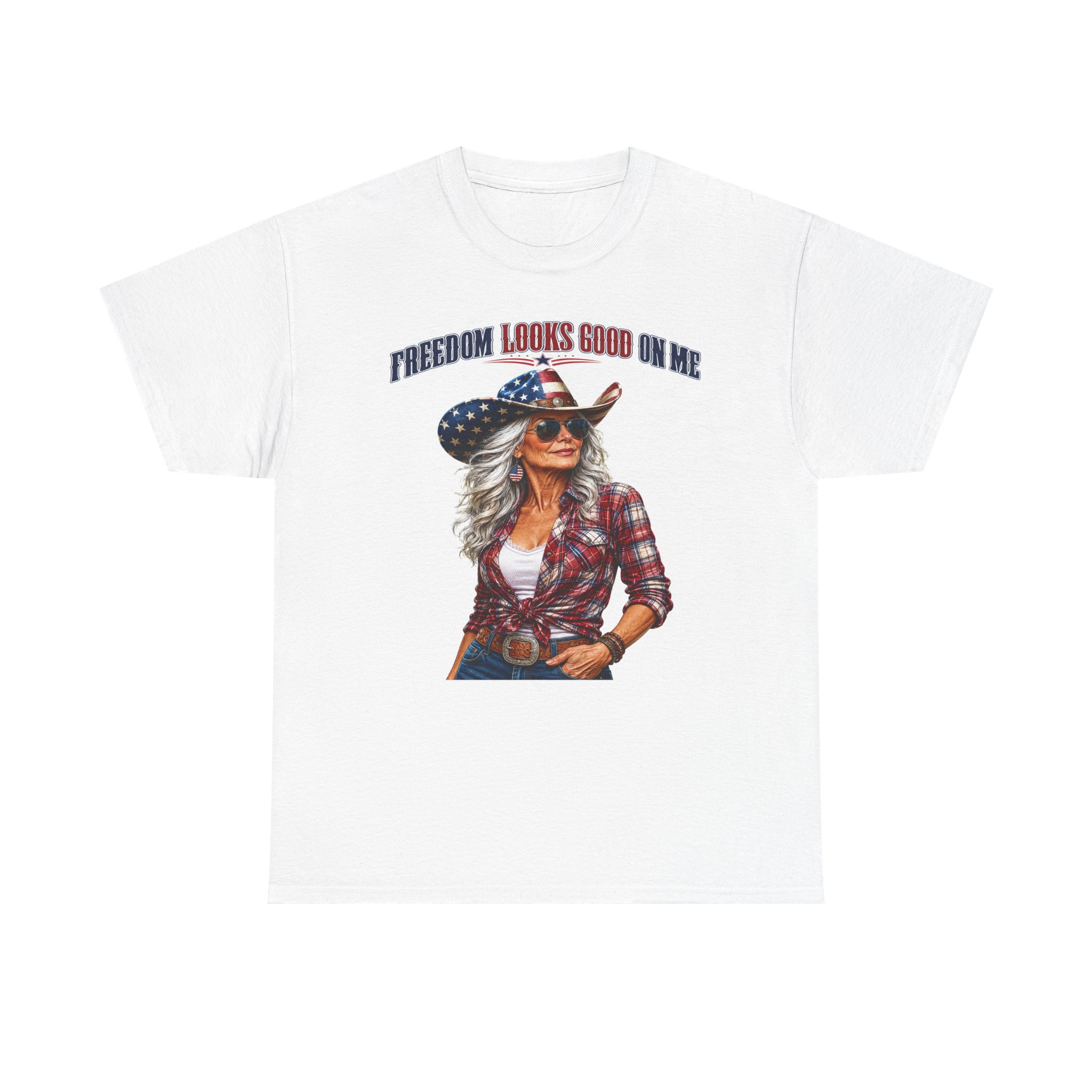 Freedom Looks Good On Me Cowgirl T-Shirt 🤠 - Image 5