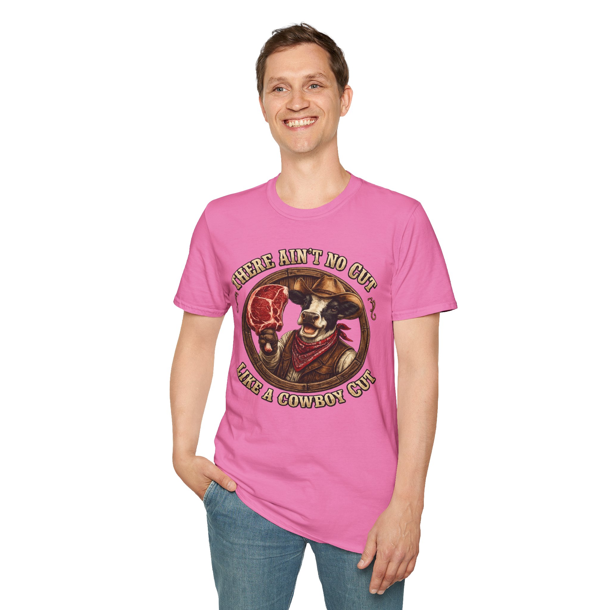 🥩 THERE AIN’T NO CUT LIKE A COWBOY CUT T-Shirt | Funny Western Steak Shirt | Cowboy BBQ Tee | Country Cow Shirt | Ranch Humor Graphic Tee | Brownwood Style Apparel | FREE Shipping - Image 12