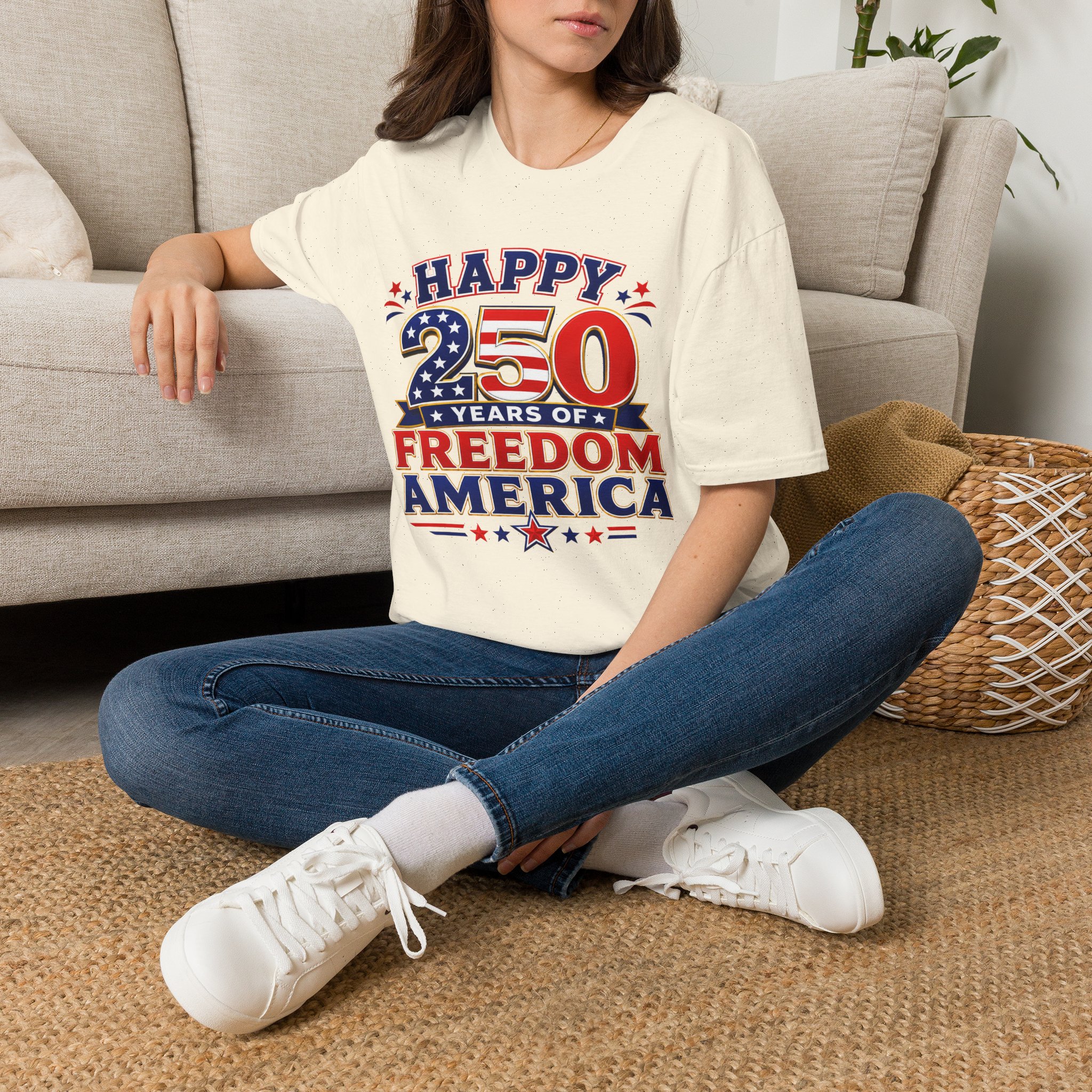 HAPPY 250 YEARS OF FREEDOM AMERICA T-SHIRT - Image 7