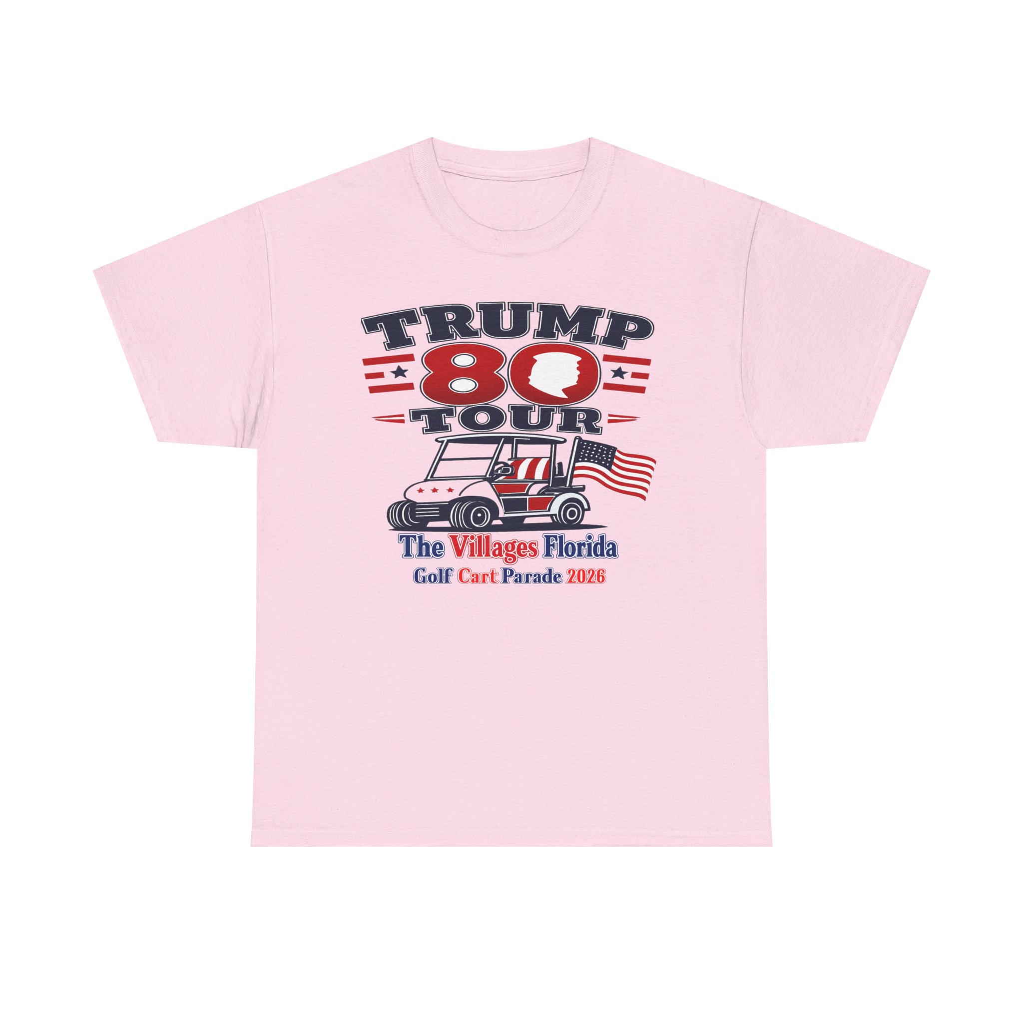 ⛳ Golf Cart Parade June 14, 2026 | TRUMP 80 | The Villages Florida Patriotic T-Shirt | Red White & Blue Retirement Party Tee 🎆 FREE SHIPPING.... - Image 16
