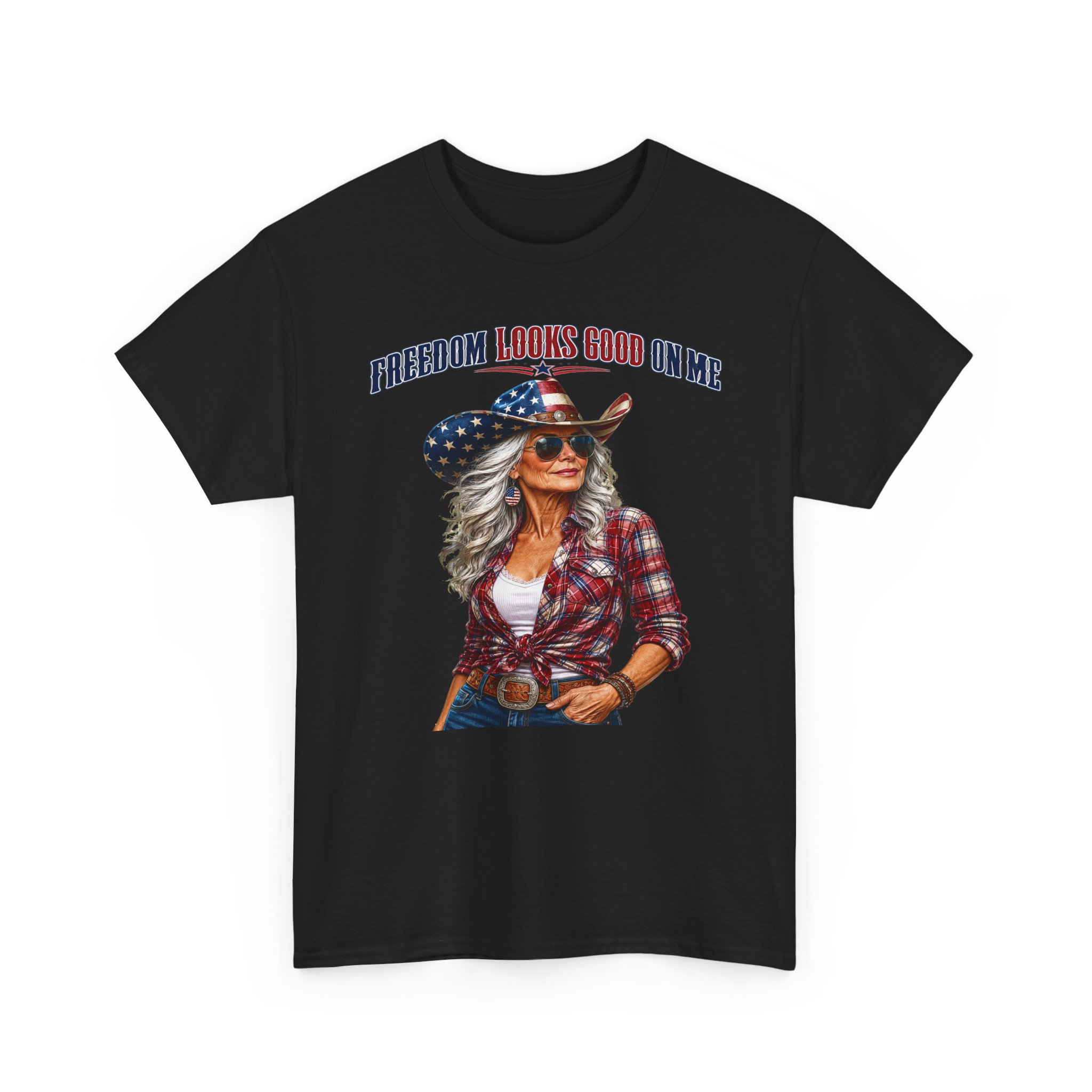 Freedom Looks Good On Me Cowgirl T-Shirt 🤠 - Image 11
